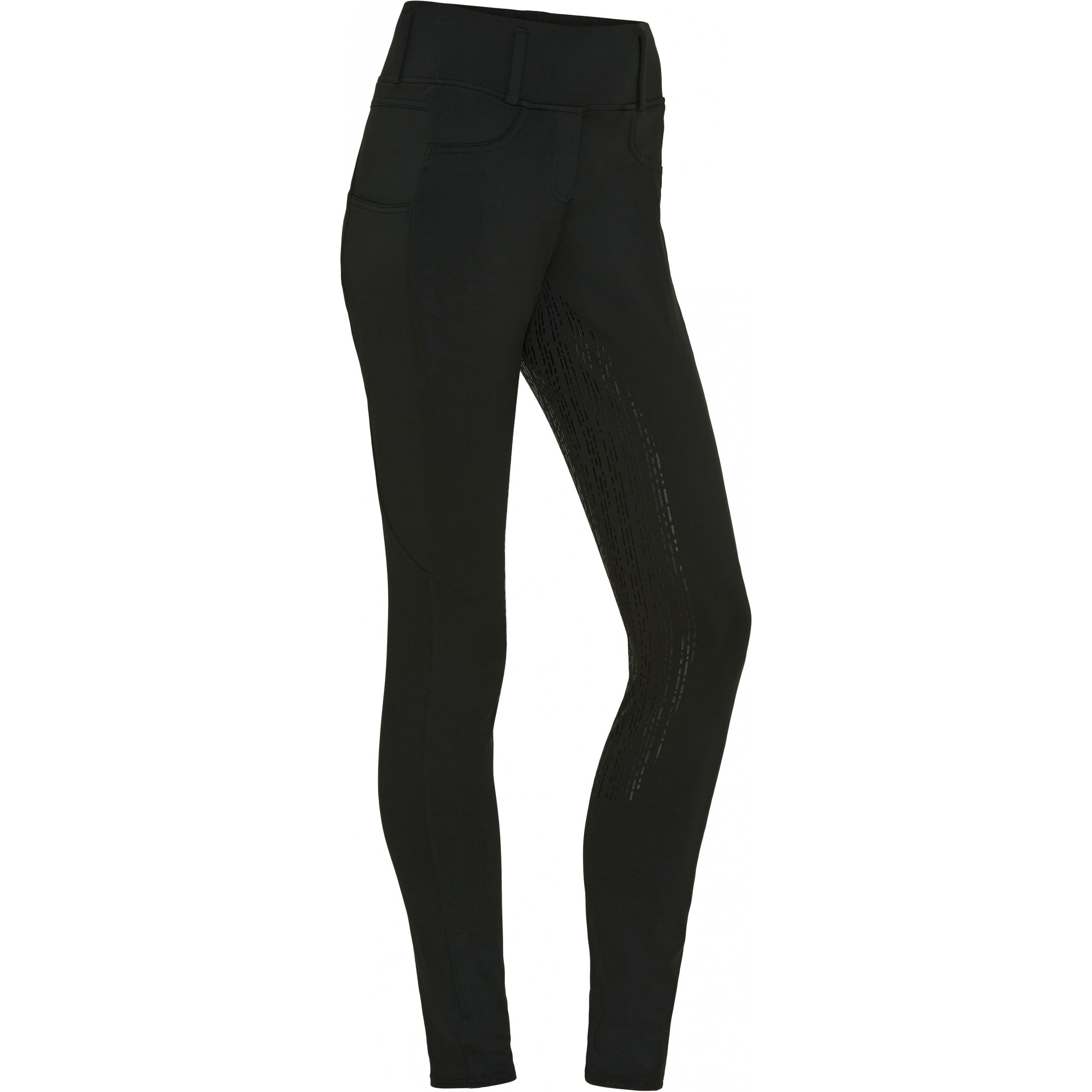 Damen Reitleggings Silikon Vollbesatz KALEA schwarz