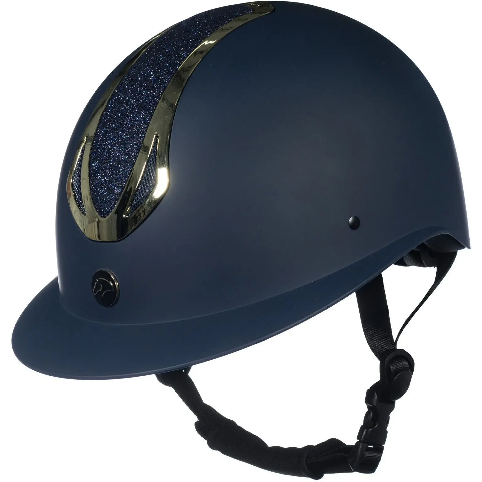 Reithelm ILLUSION dunkelblau/gold