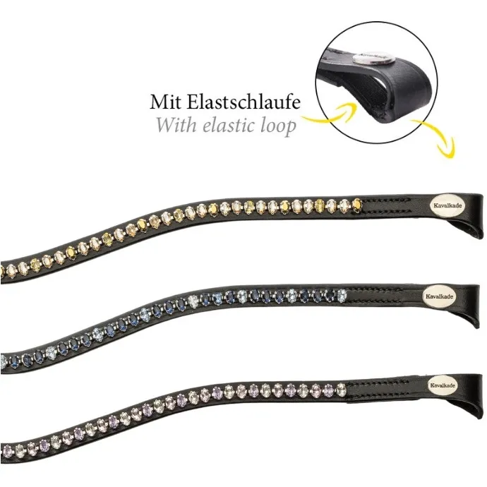 Stirnband CECILIA schwarz/gold