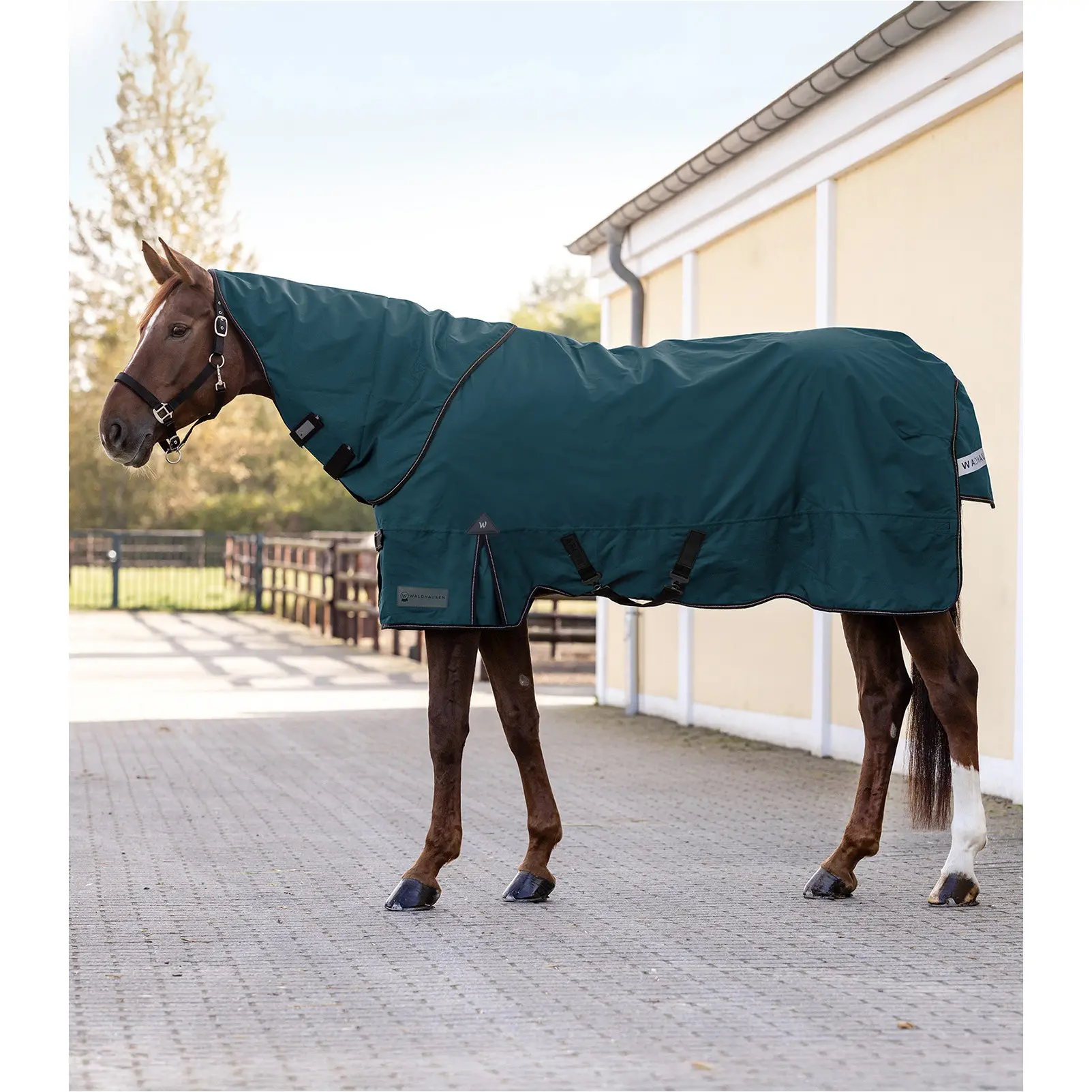 Outdoorhalsteil Light 600D petrolblau