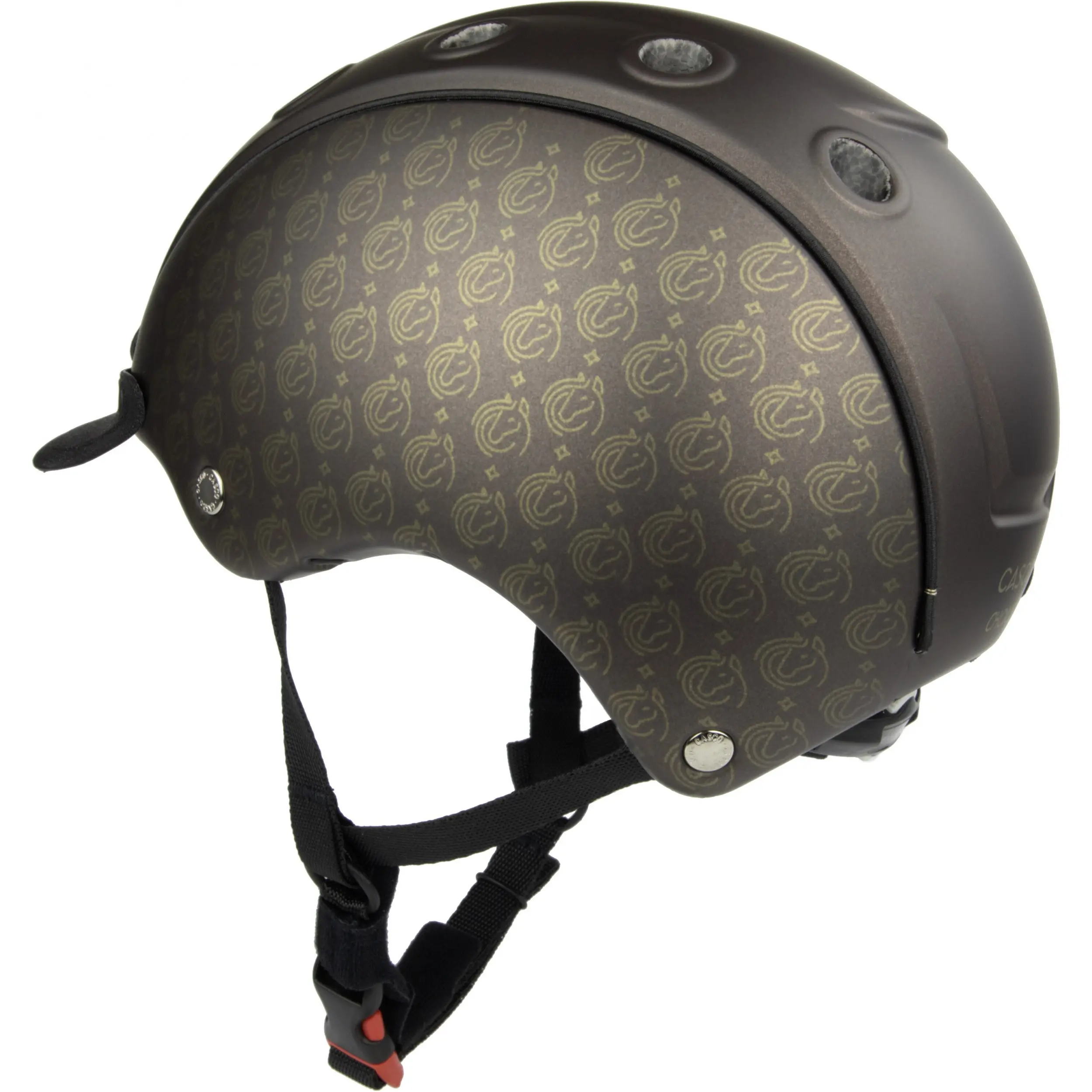 Kinder Reit-, Fahrrad- und Skihelm CHOICE Starlit braun print S (52-56cm)