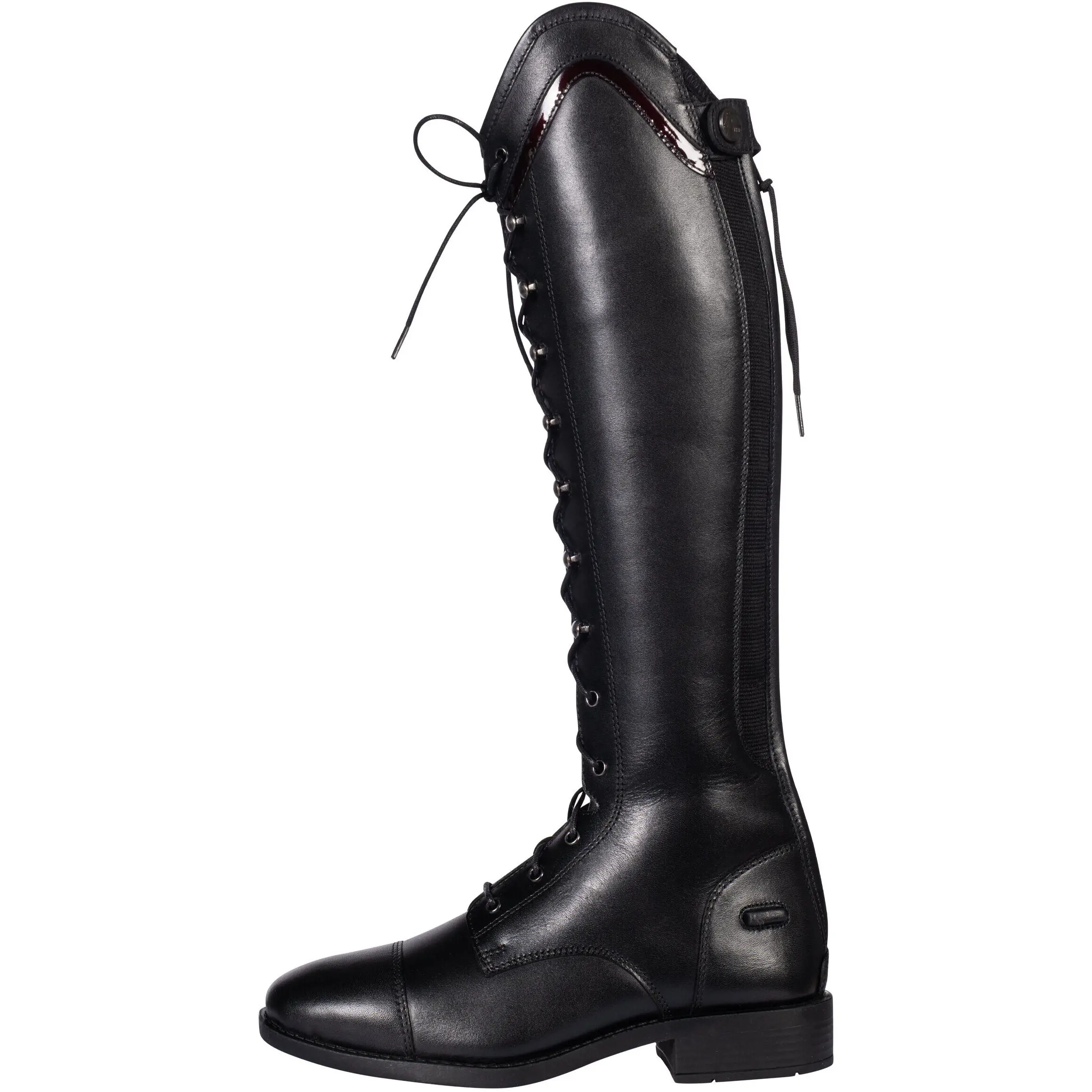 Kinder Reitstiefel GLAM LACE KIDS Echtleder schwarz