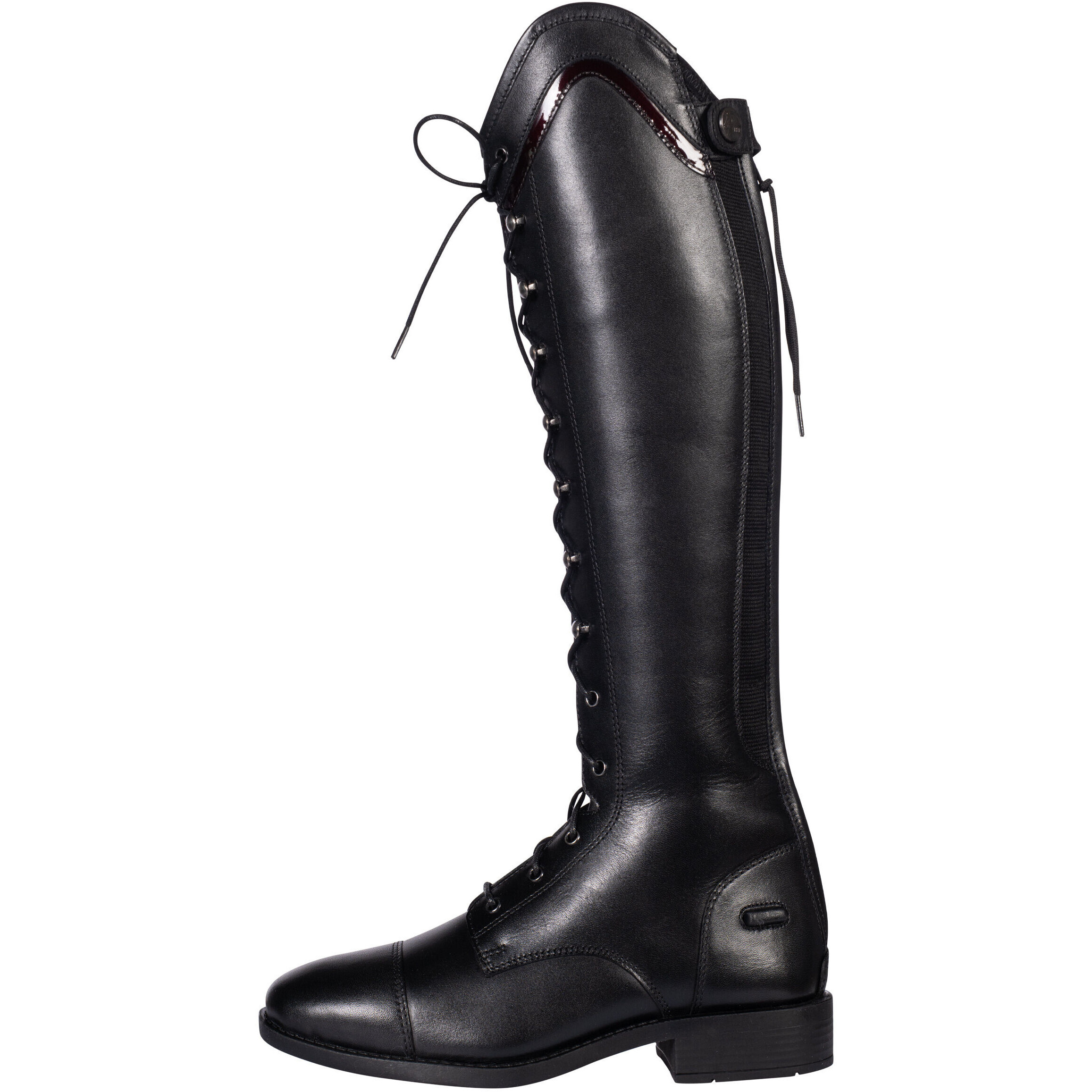 Kinder Reitstiefel GLAM LACE KIDS Echtleder schwarz