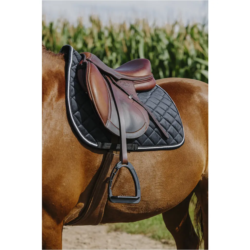Schabracke VELOURS schwarz Warmblut Vielseitigkeit