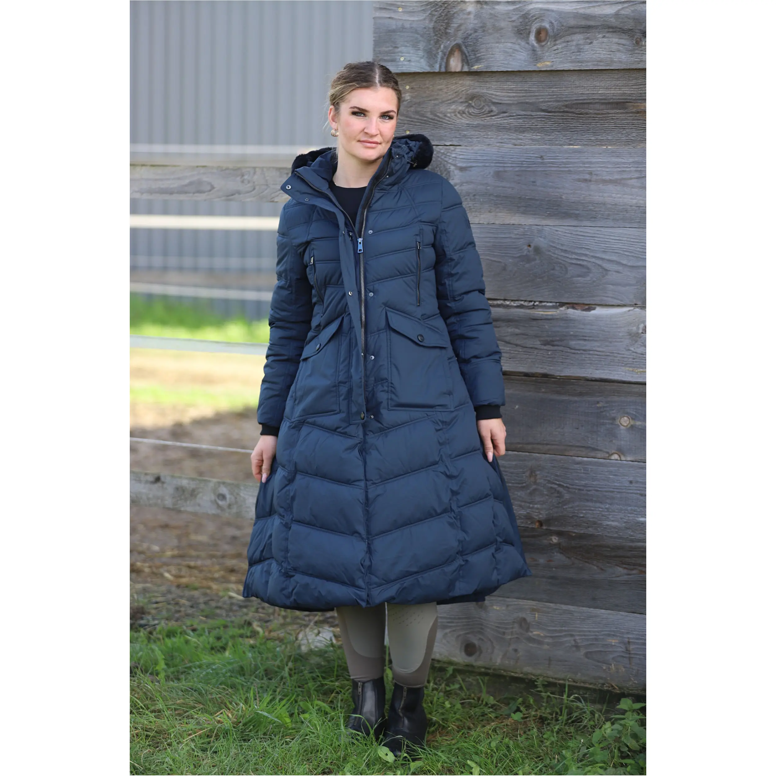 Damen Thermomantel SOPHIA nachtblau