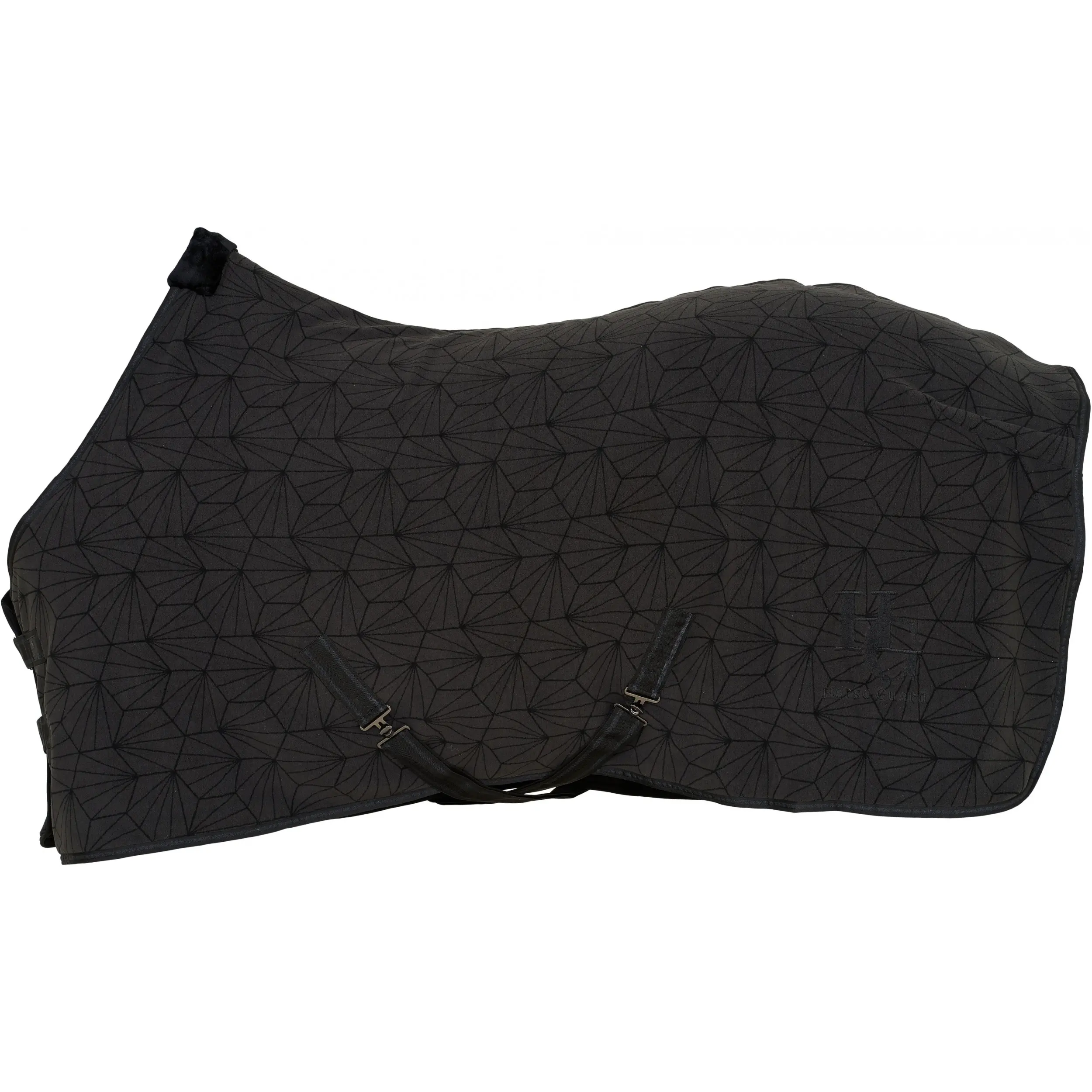 Abschwitzdecke mit Glitzereffekt LINK asphalt