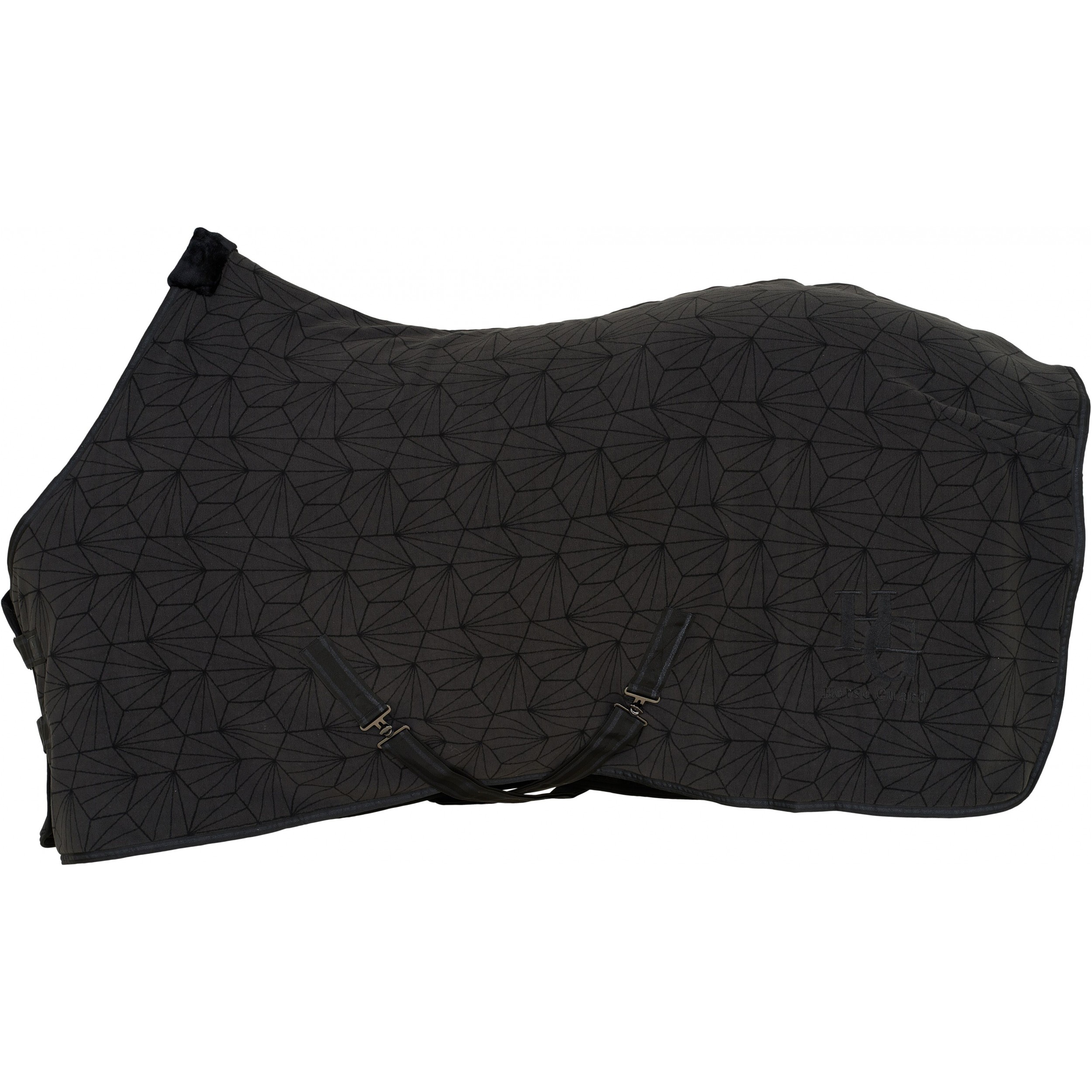 Abschwitzdecke mit Glitzereffekt LINK asphalt