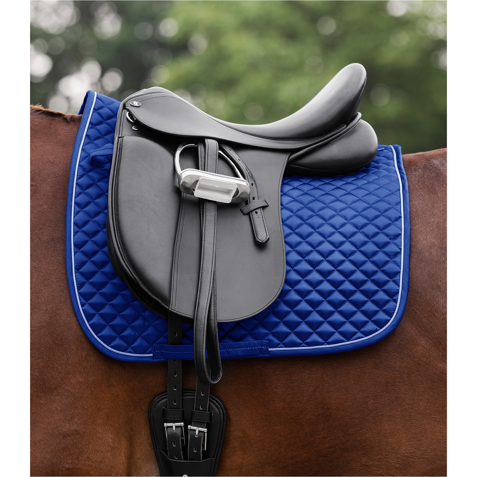 Schabracke FELIX GLAM saphirblau