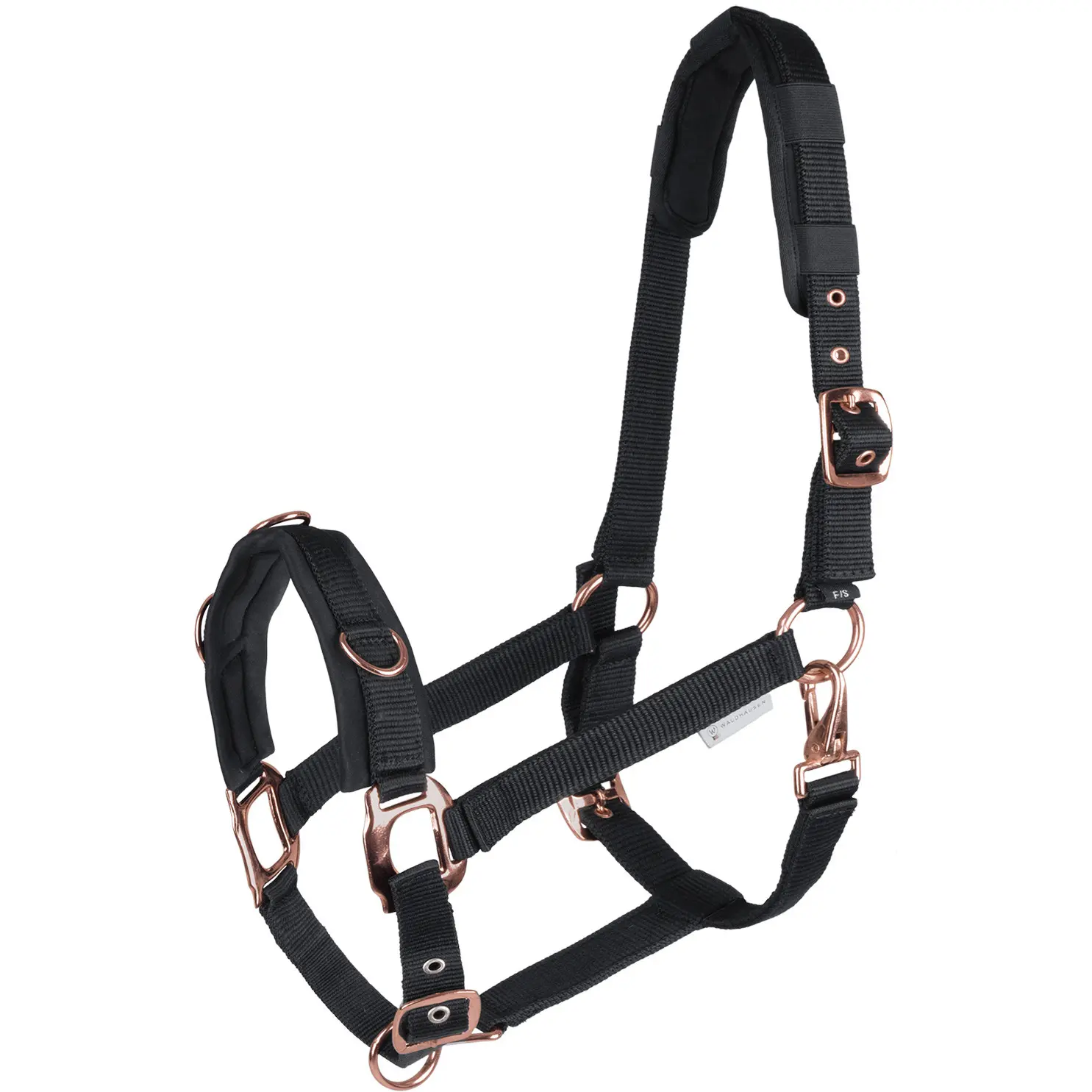 Longierhalfter ROSÉ schwarz