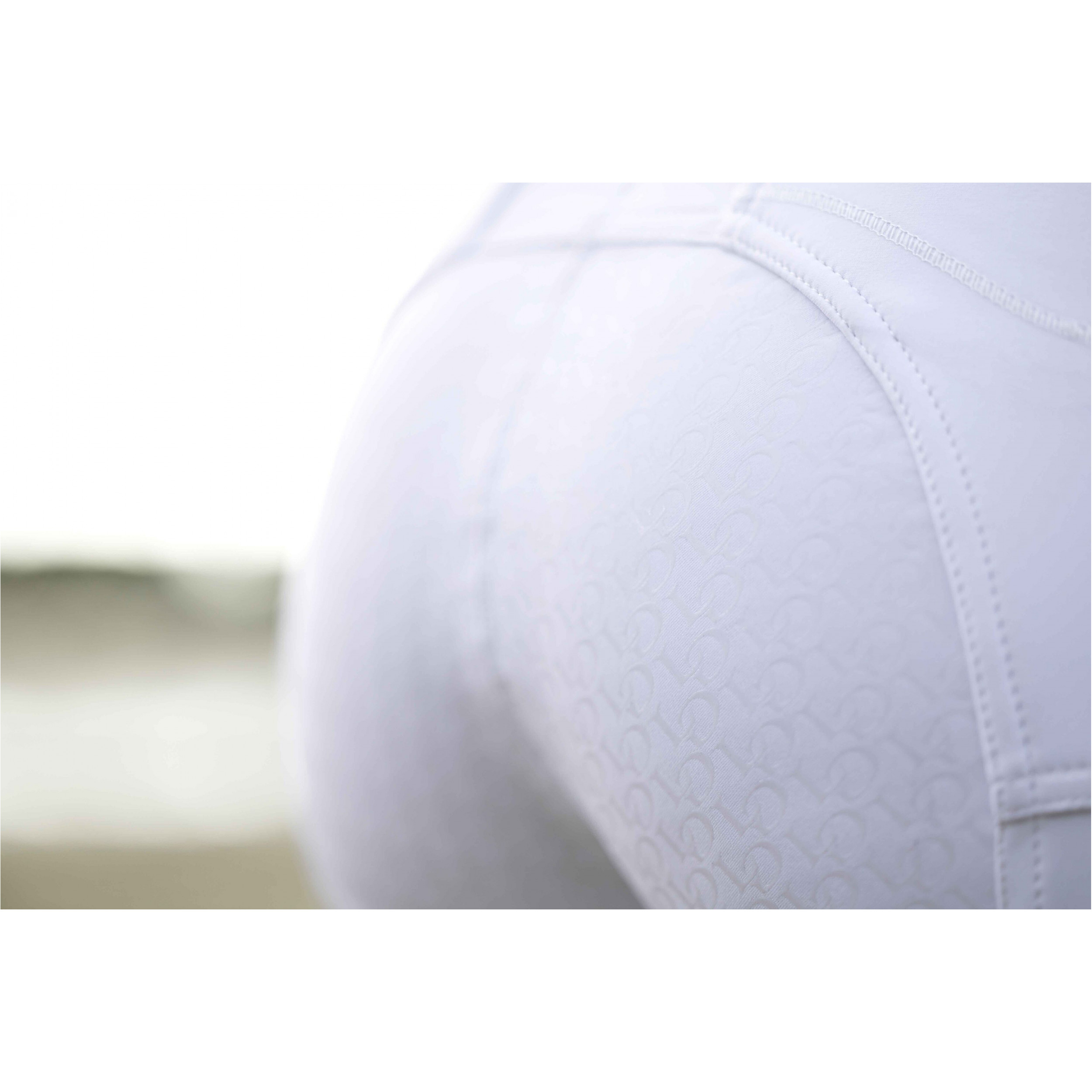 Damen Reithose Silikon Vollbesatz AMALFI weiß