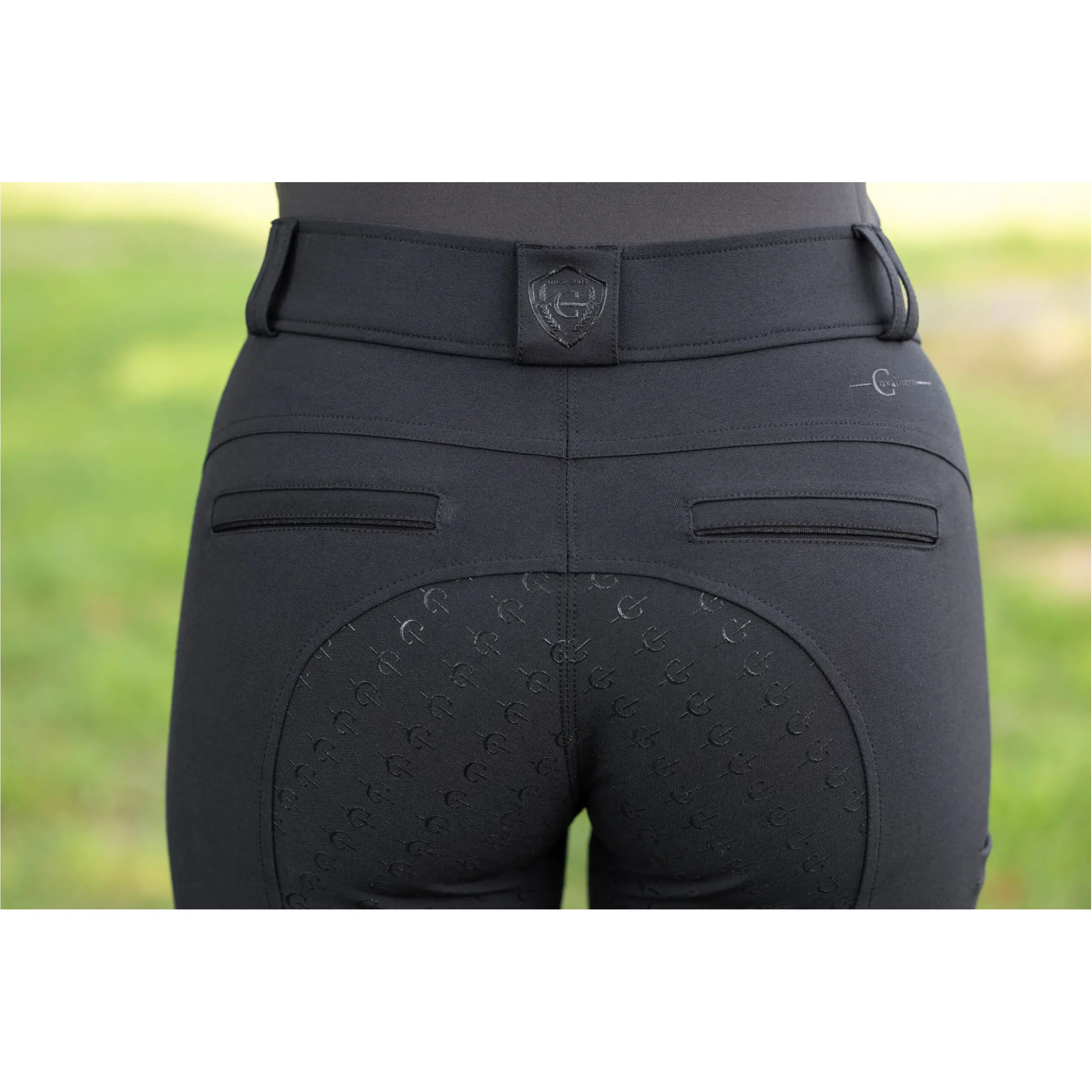 Damen Reithose Silikon Vollbesatz SIGNATURE schwarz