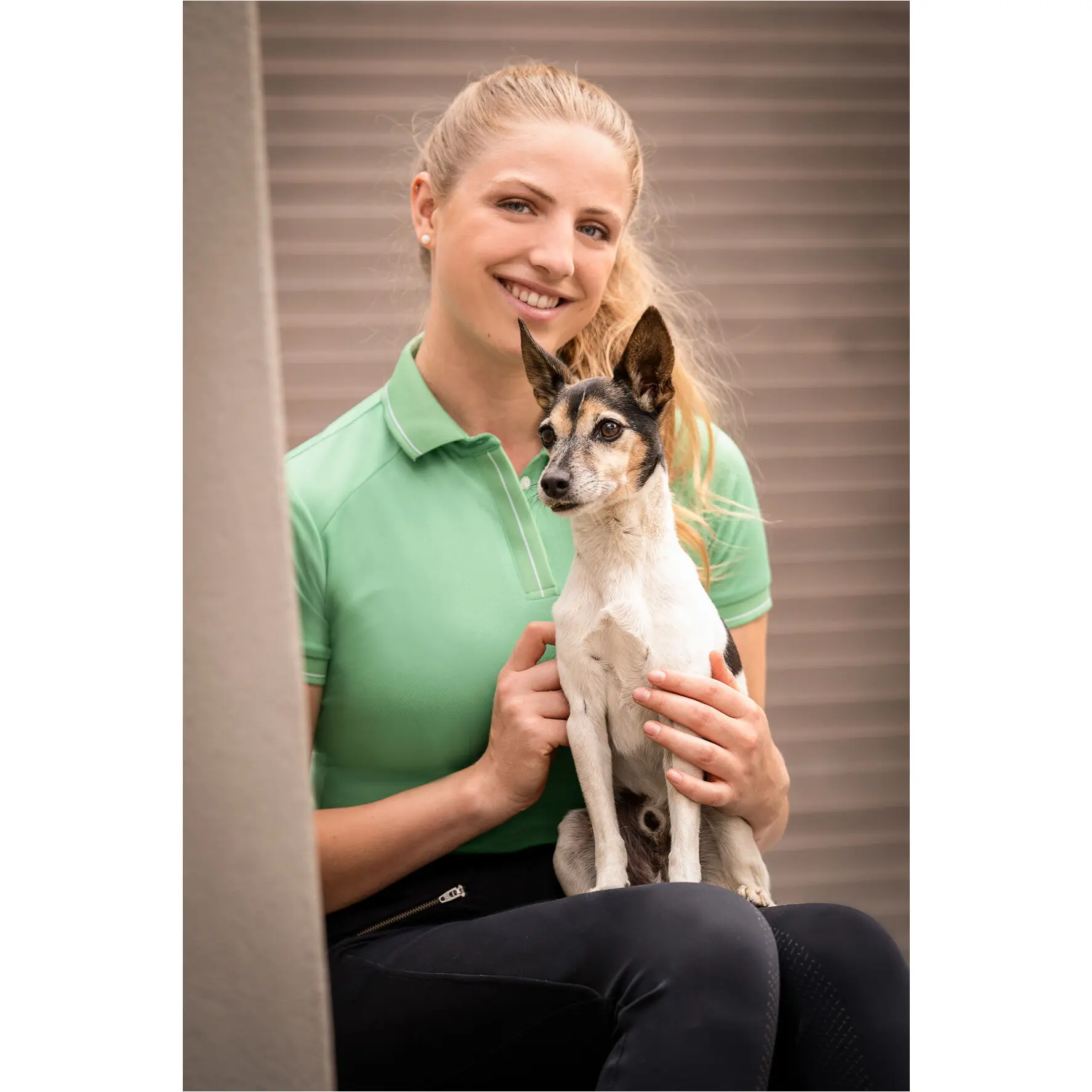 Damen Poloshirt CATHERINE grün