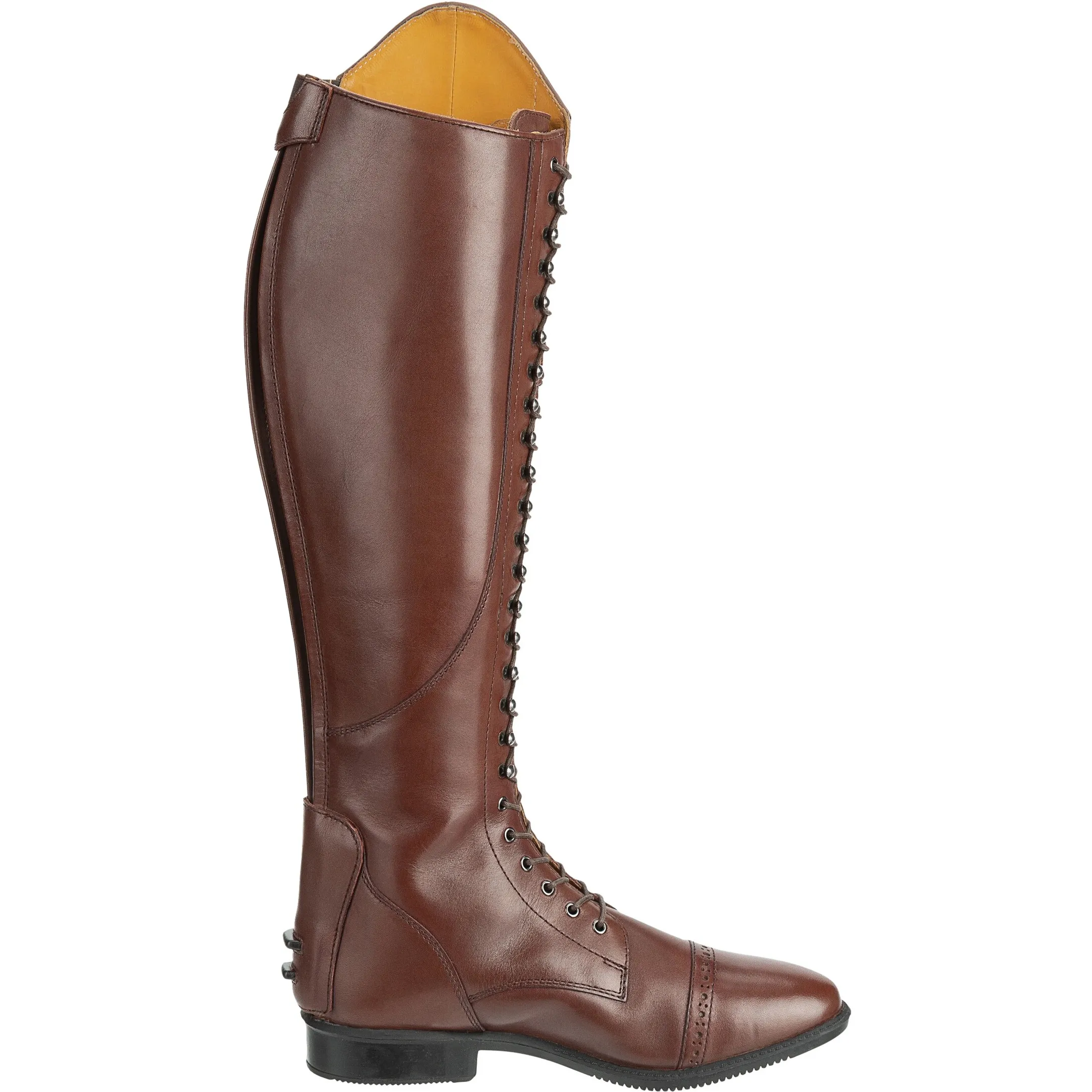 Damen Reitstiefel BOLOGNA Polo Echtleder braun