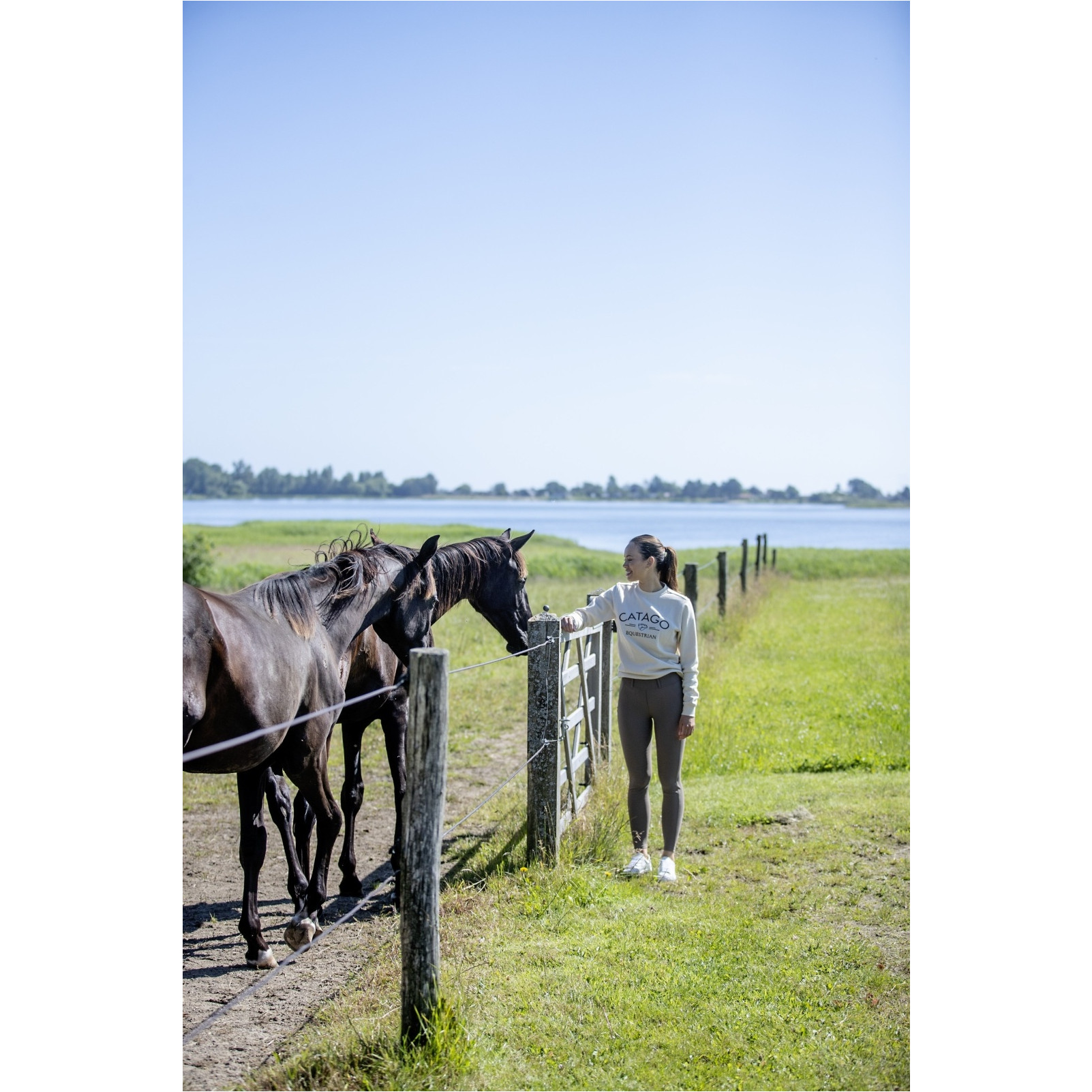 Damen Reitleggings Silikon Vollbesatz RIVER F/G mit Gürtelschlaufen periscope