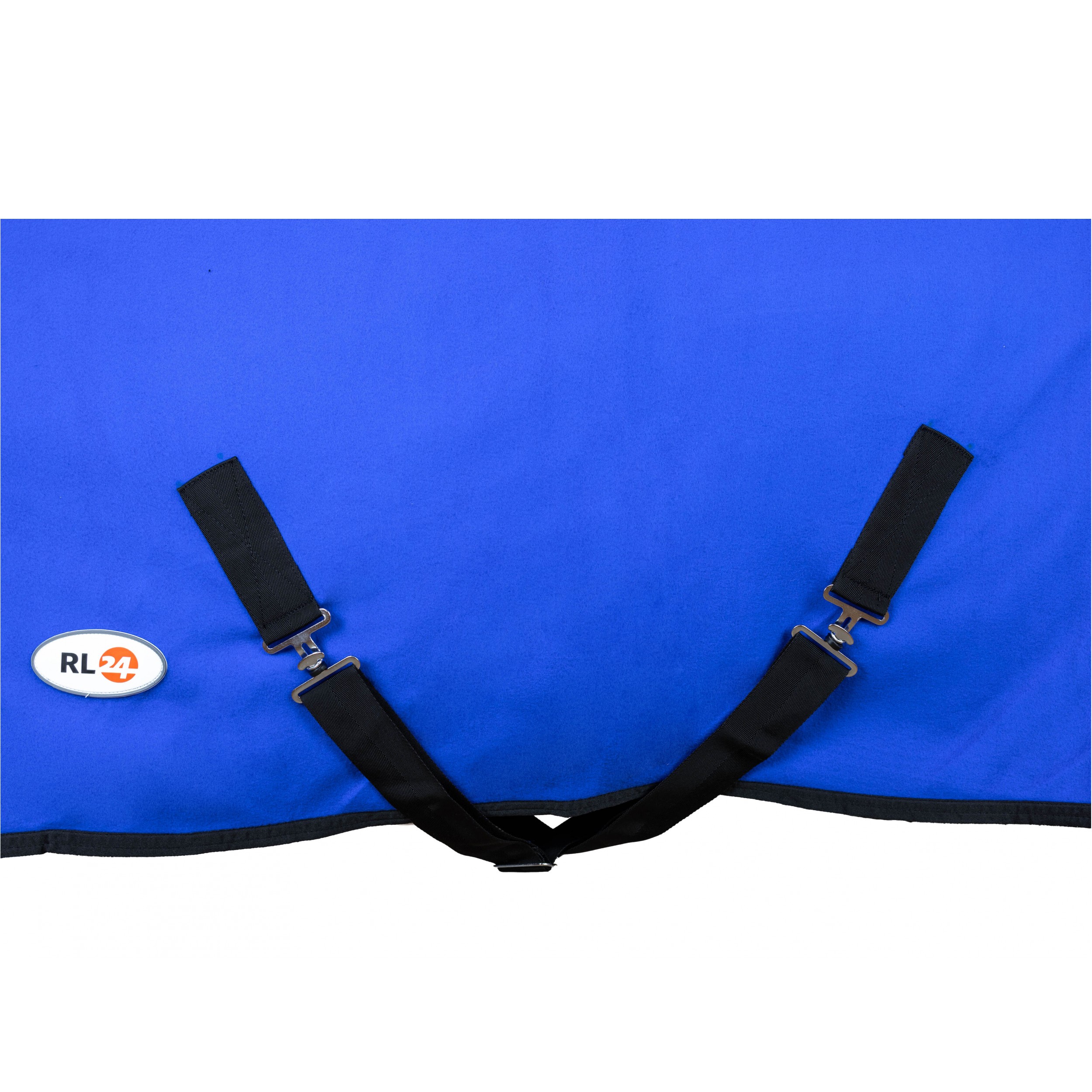 Abschwitzdecke mit Kreuzgurt BASICLINE royalblau