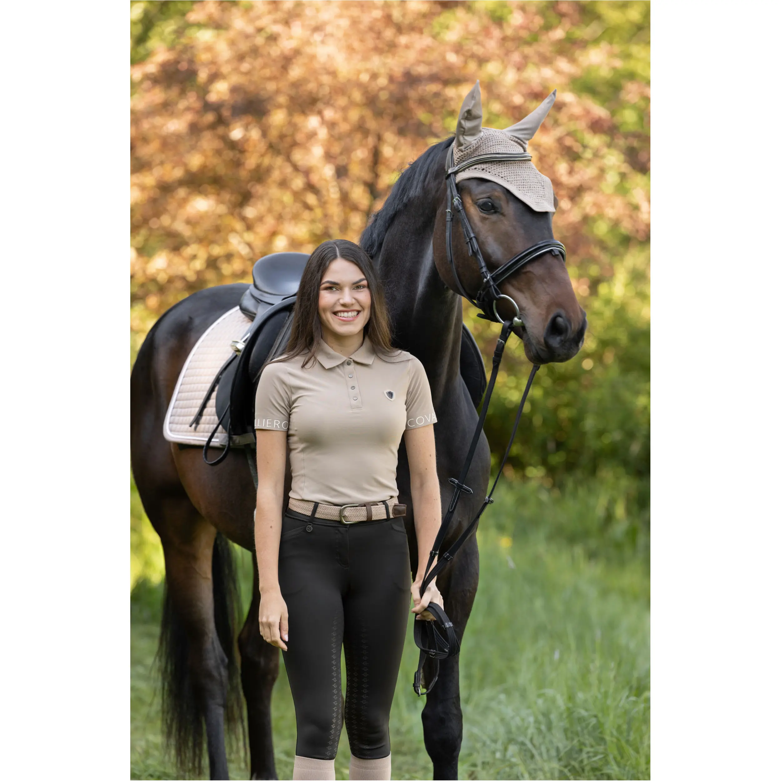 Damen Poloshirt F/S 2025 beige