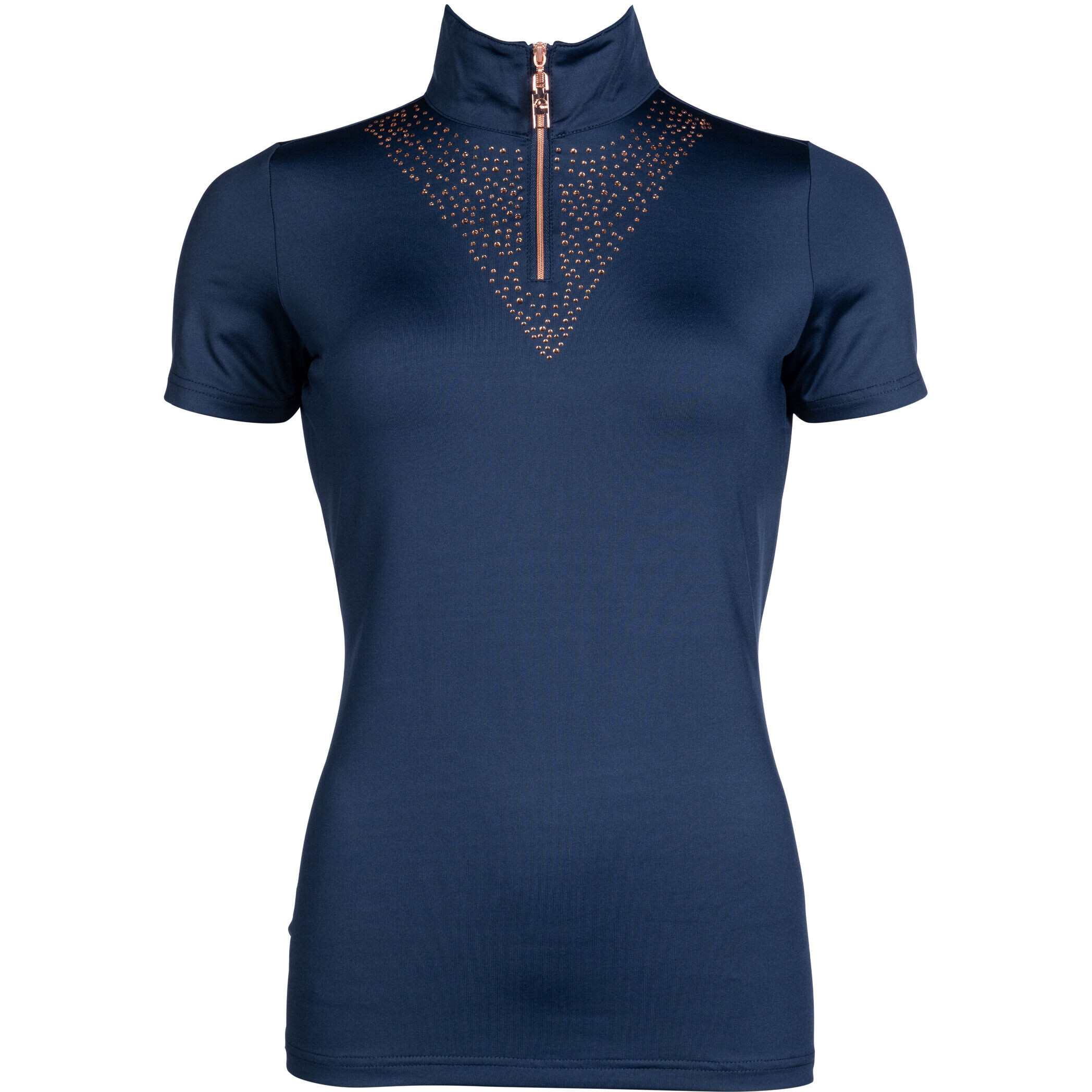 Damen Funktionsshirt ROSEGOLD GLAMOUR STYLE dunkelblau