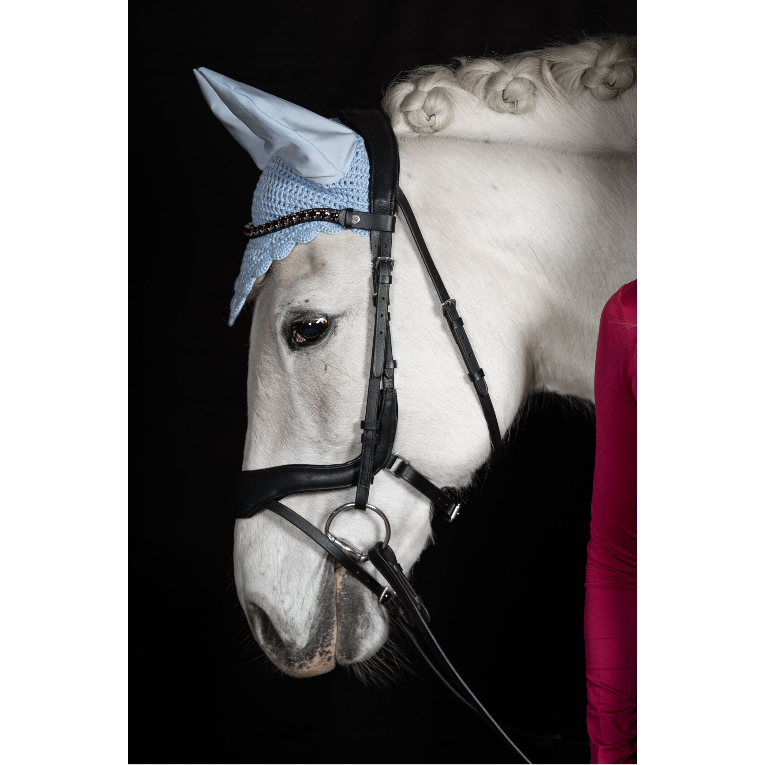 Fliegenhaube MANCHESTER hellblau