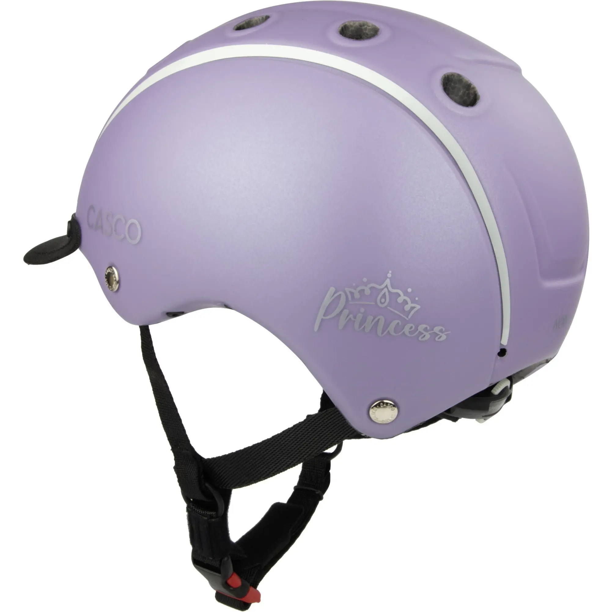 Kinder Reit-, Fahrrad- und Skihelm NORI Princess violett matt