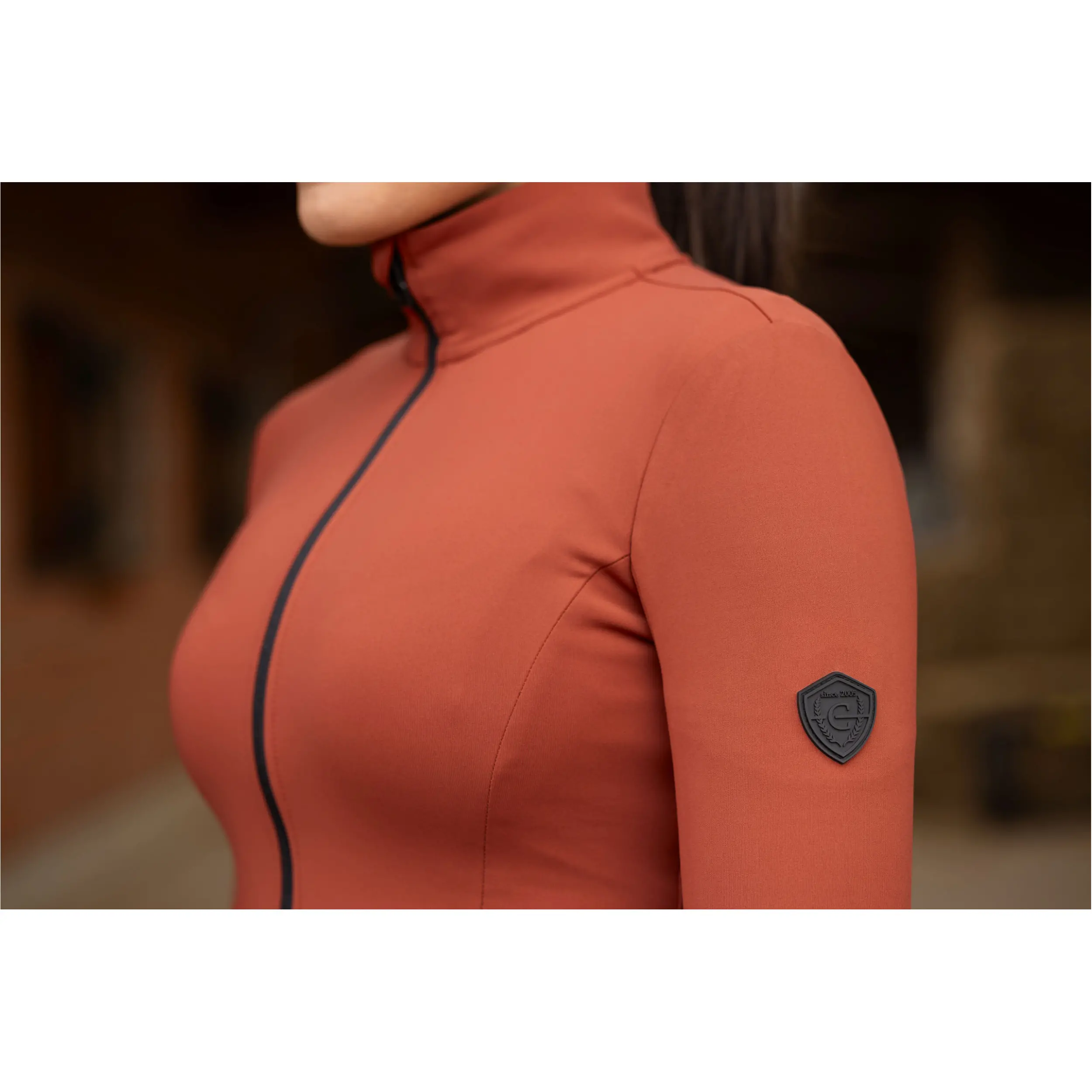 Damen Trainingsjacke H/W 2025 rust