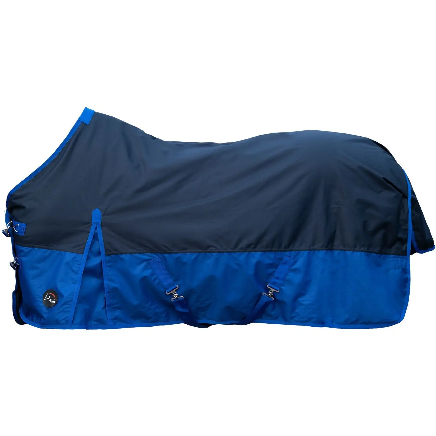 Weidedecke 600D mit glattem Futter CHESTER dunkelblau/blau