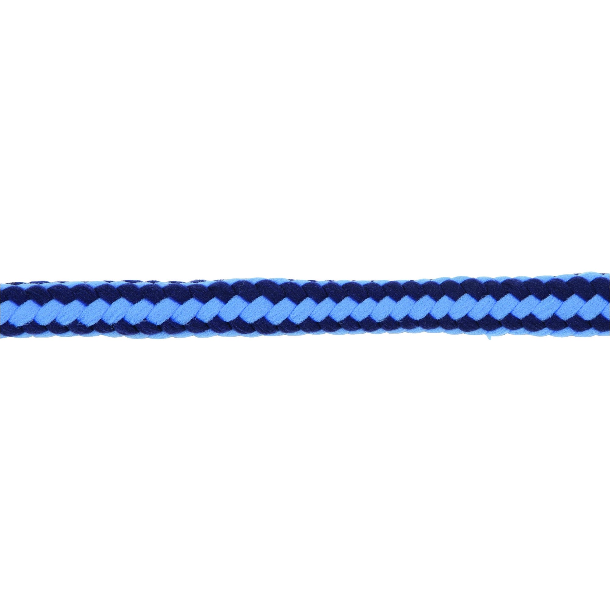 Führstrick mit Karabinerhaken HIPPO hellblau/dunkelblau 200cm