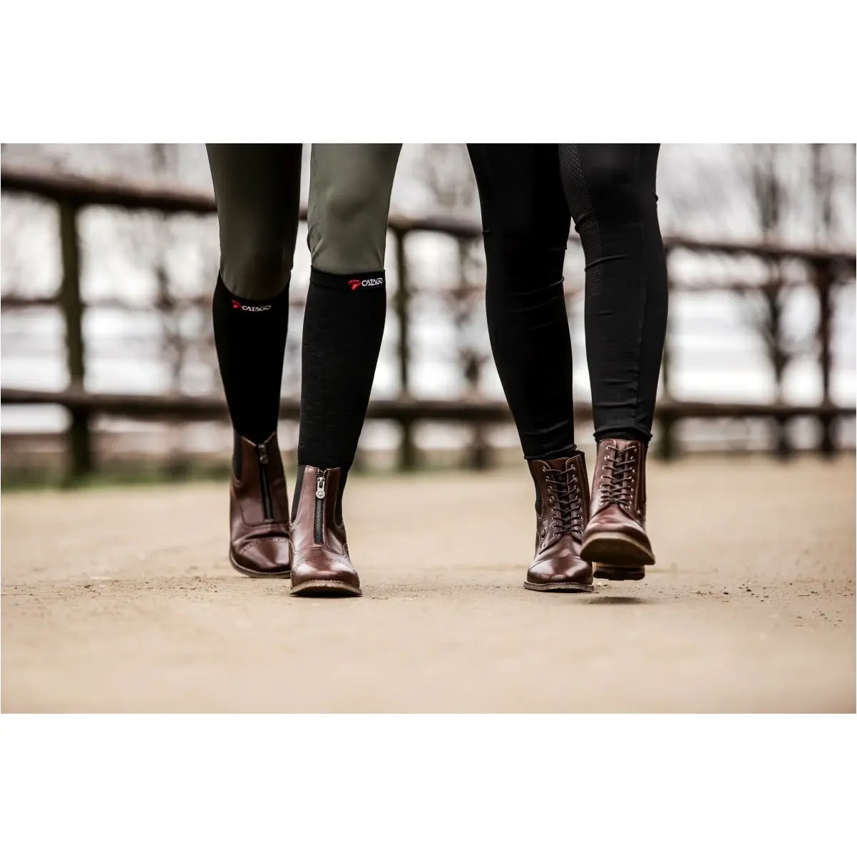 Reitstiefeletten FLORENTINA BZ Lace Echtleder braun