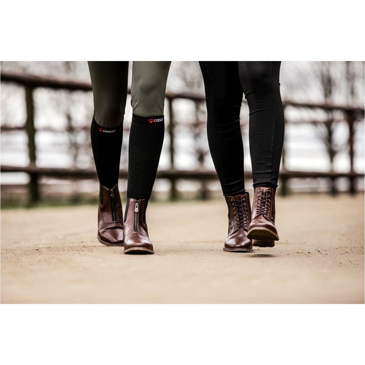 Reitstiefeletten FLORENTINA BZ Lace Echtleder braun