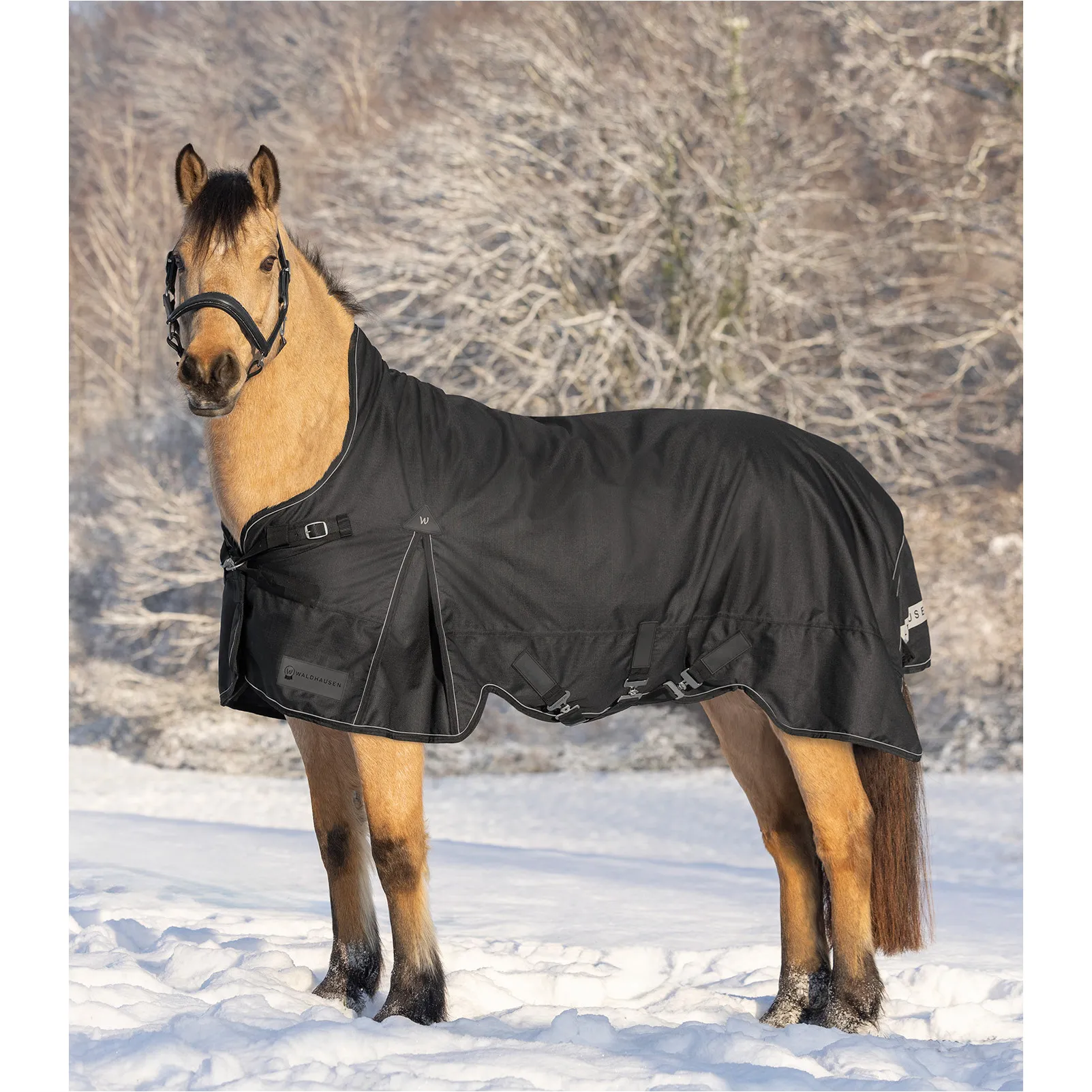 Outdoordecke High Neck Light 1200D SCANDIC schwarz