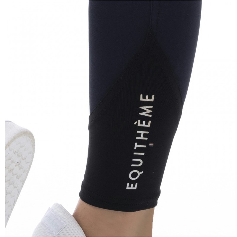 Damen Reithose Silikon Kniebesatz SAFIR marineblau/schwarz