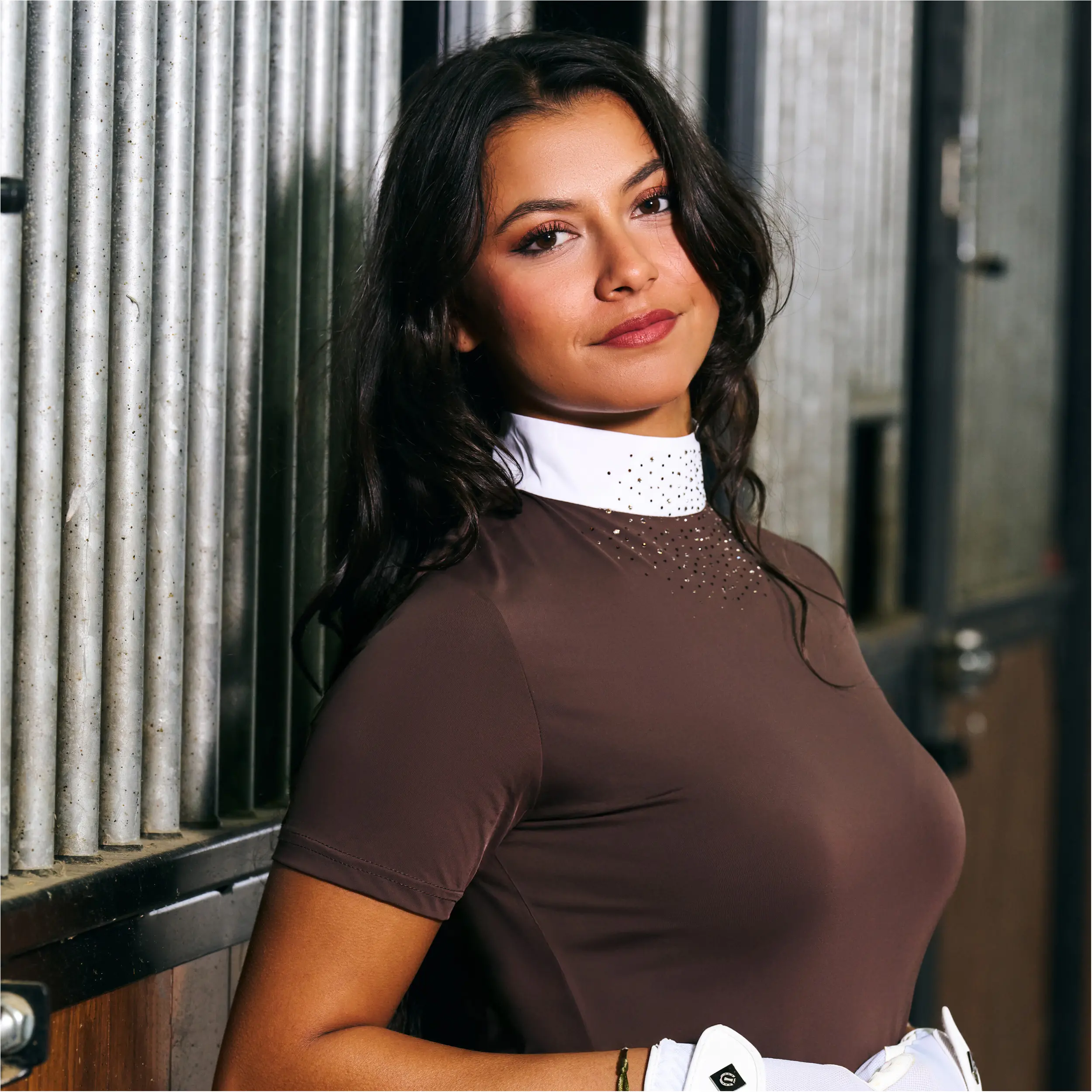 Damen Turniershirt IRHShines chocolate