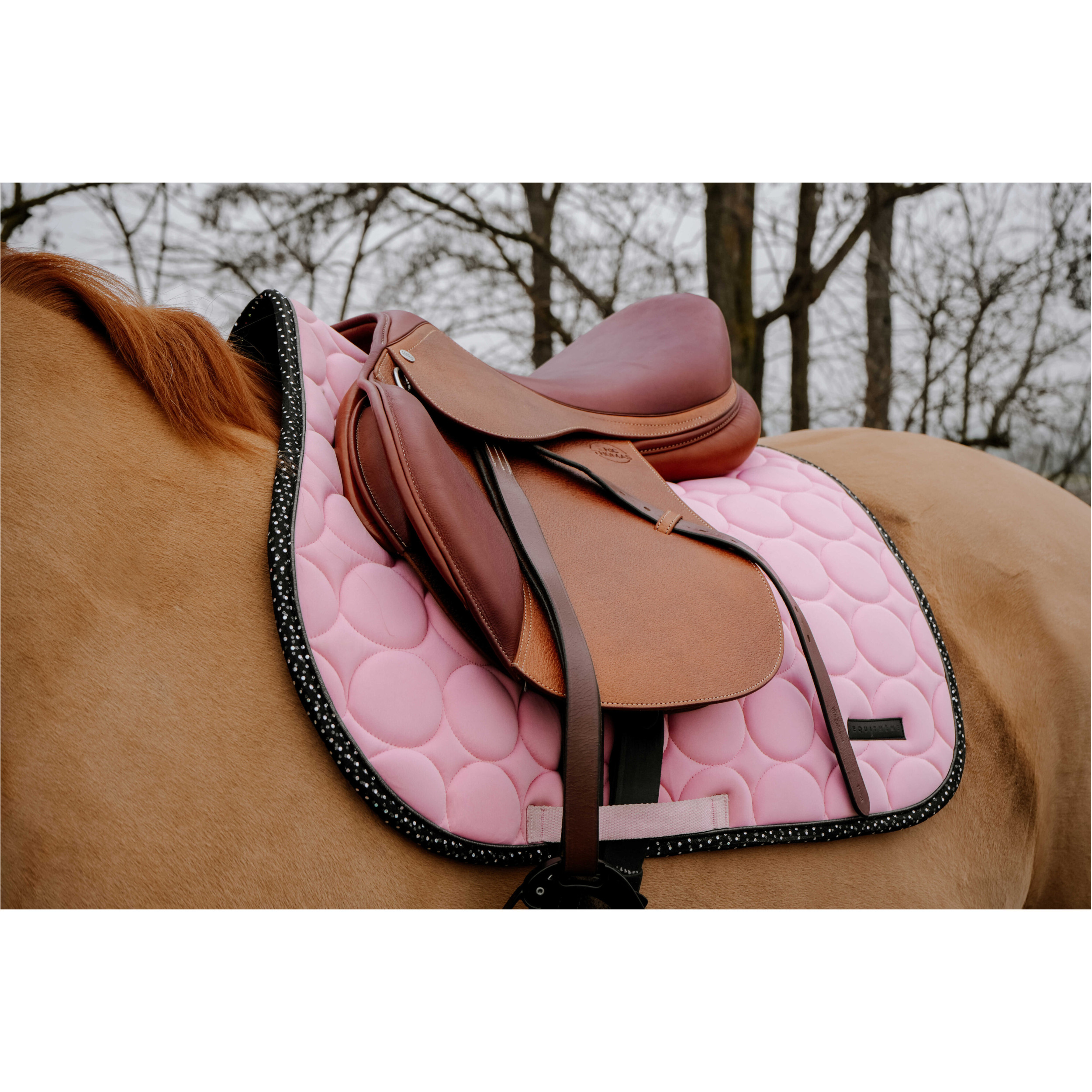 Schabracke DISCO antique pink Warmblut Vielseitigkeit