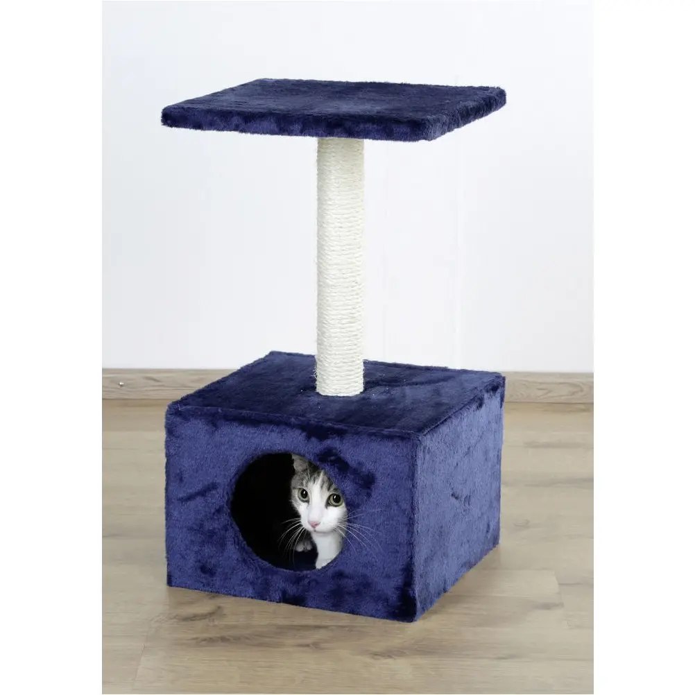 Kratzbaum AMETHYST dunkelblau 57cm 