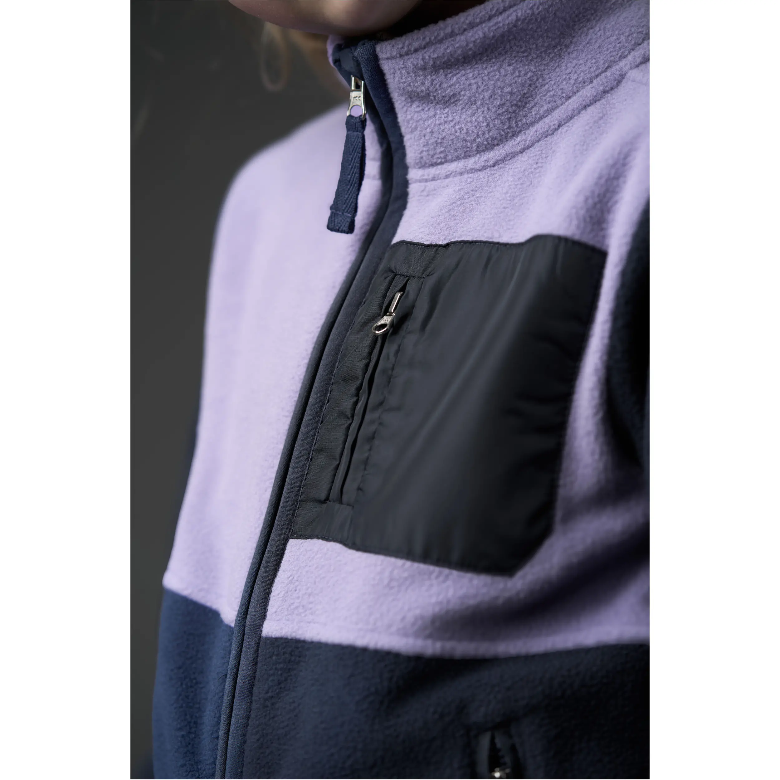 Kinder Fleecejacke ALLISON aster purple