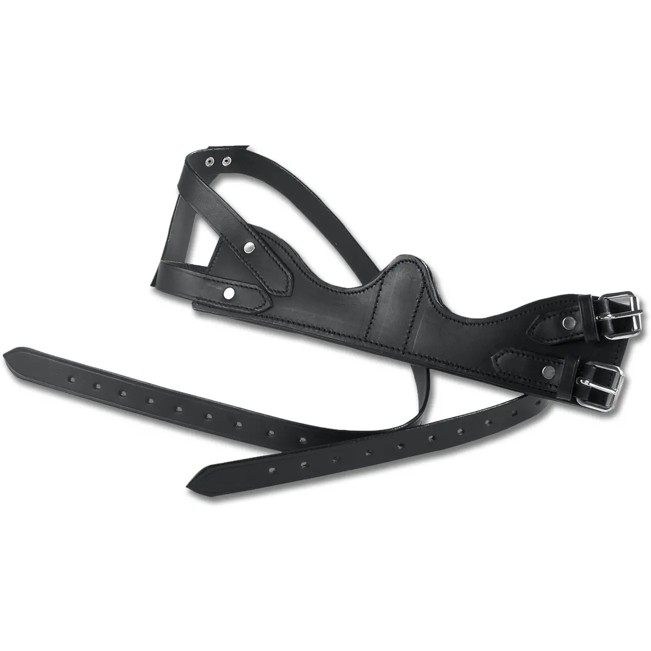 Kopperriemen Leder schwarz Kopperriemen Leder schwarz