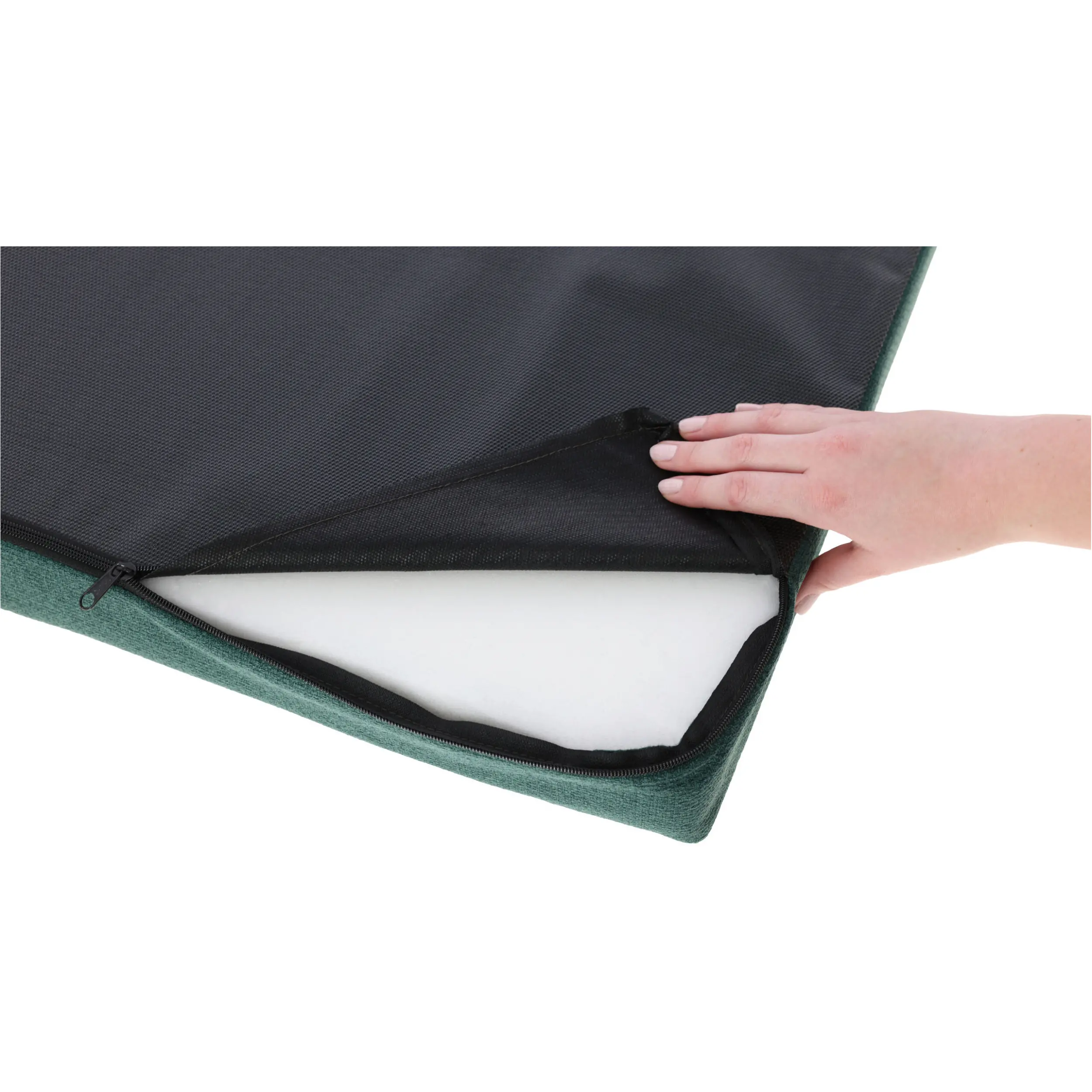 Matratze OLIVER mit Memory Foam english green