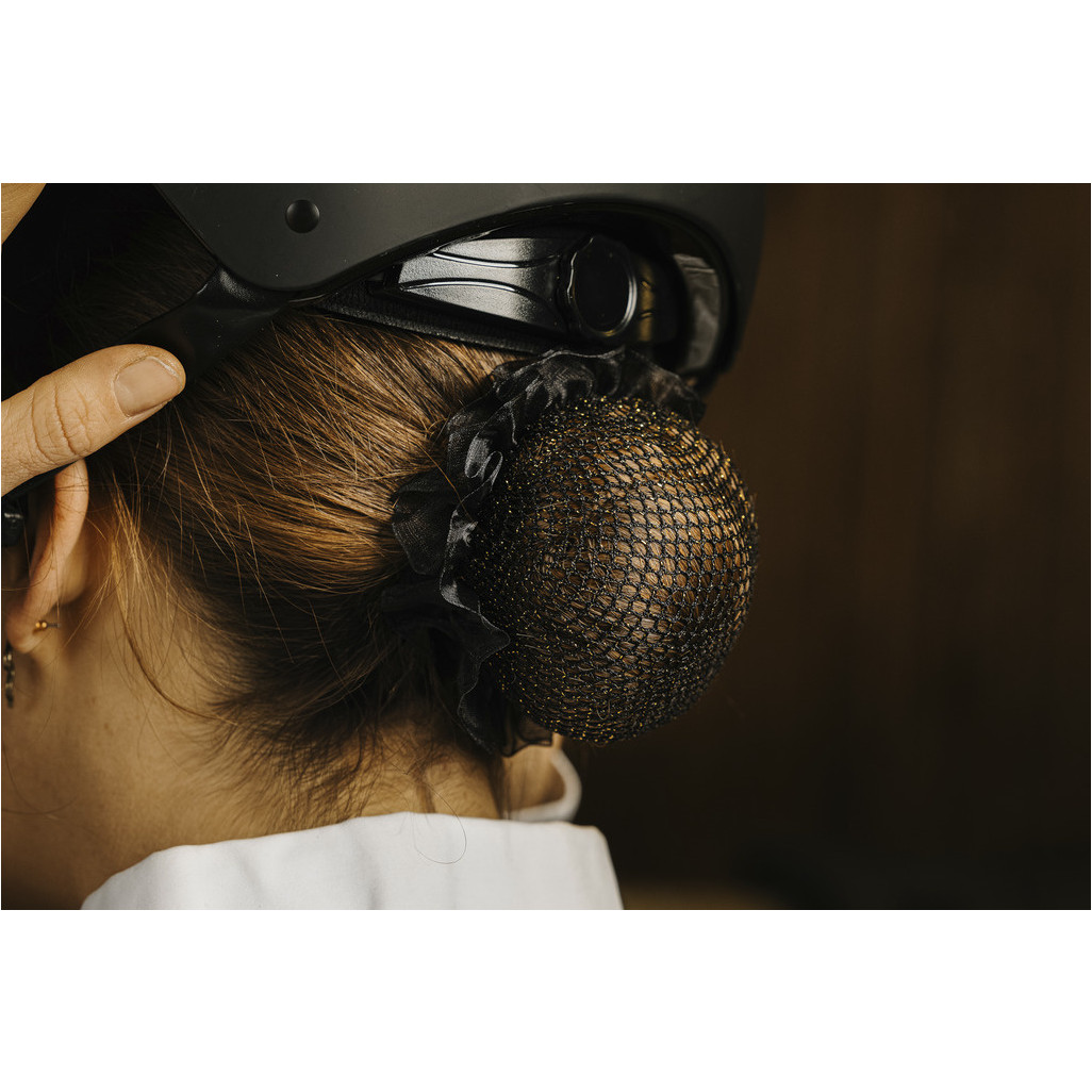 Haarnetz SHINY schwarz