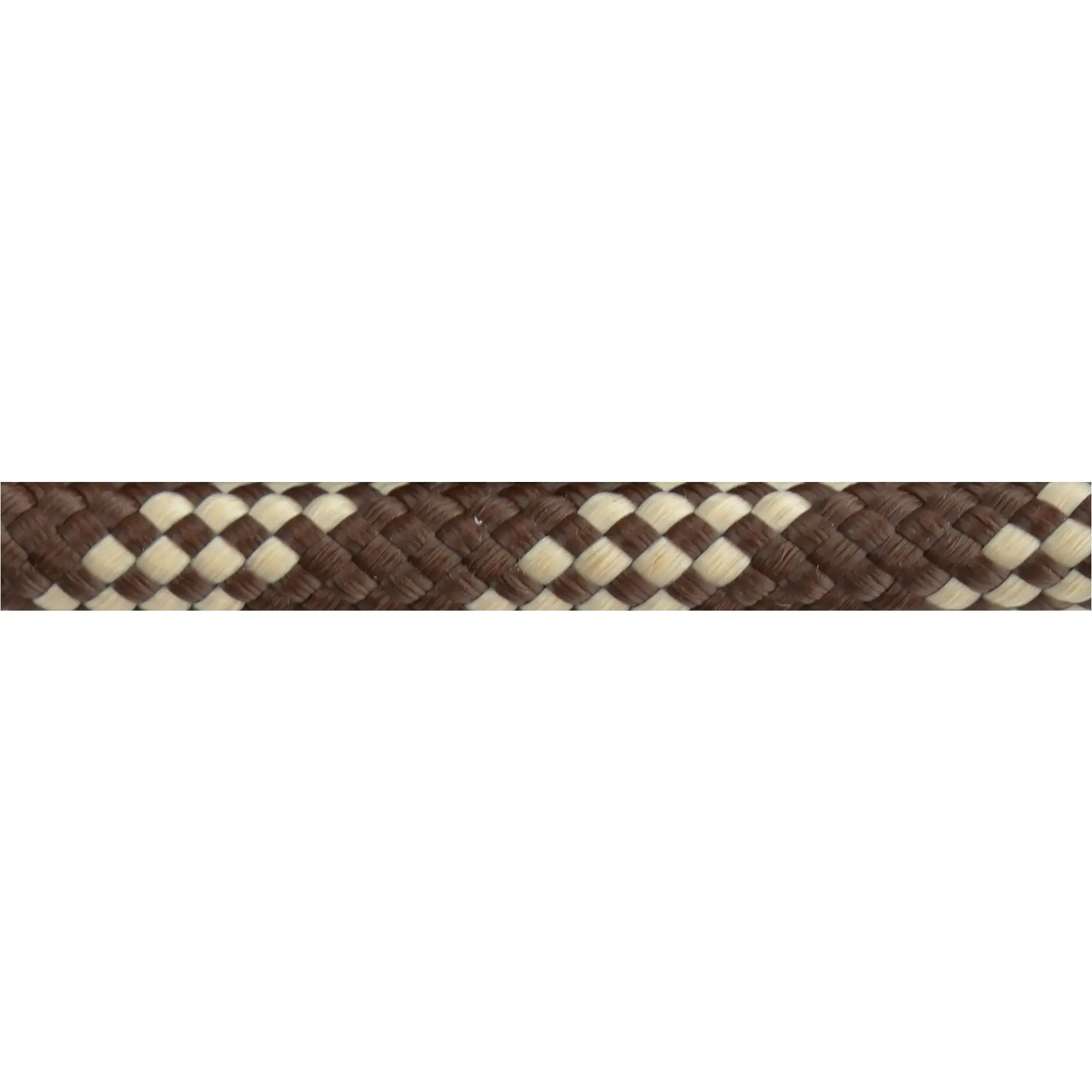 Anbindestrick mit Handschlaufe und Karabinerhaken braun/beige 250cm