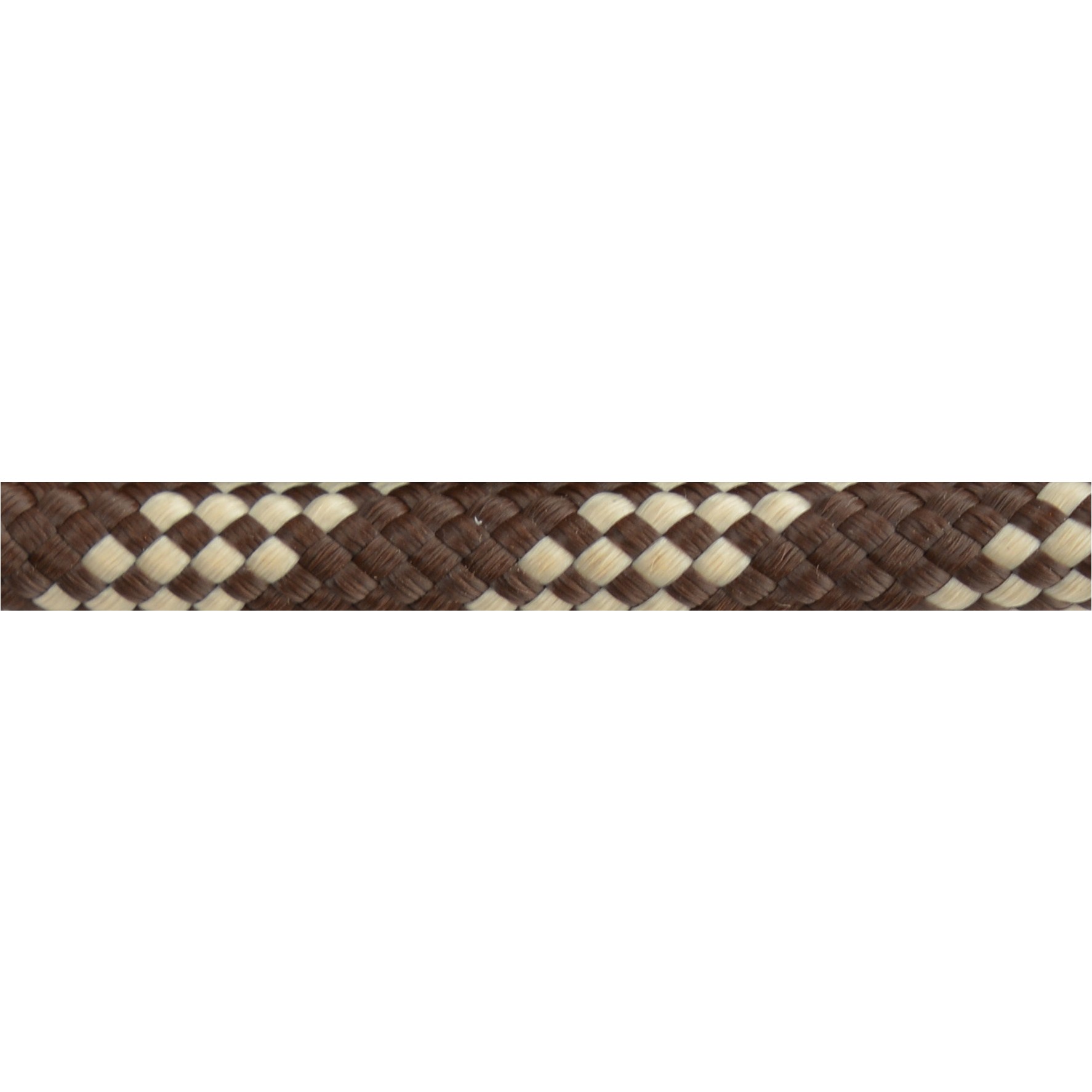 Anbindestrick mit Handschlaufe und Karabinerhaken braun/beige 250cm