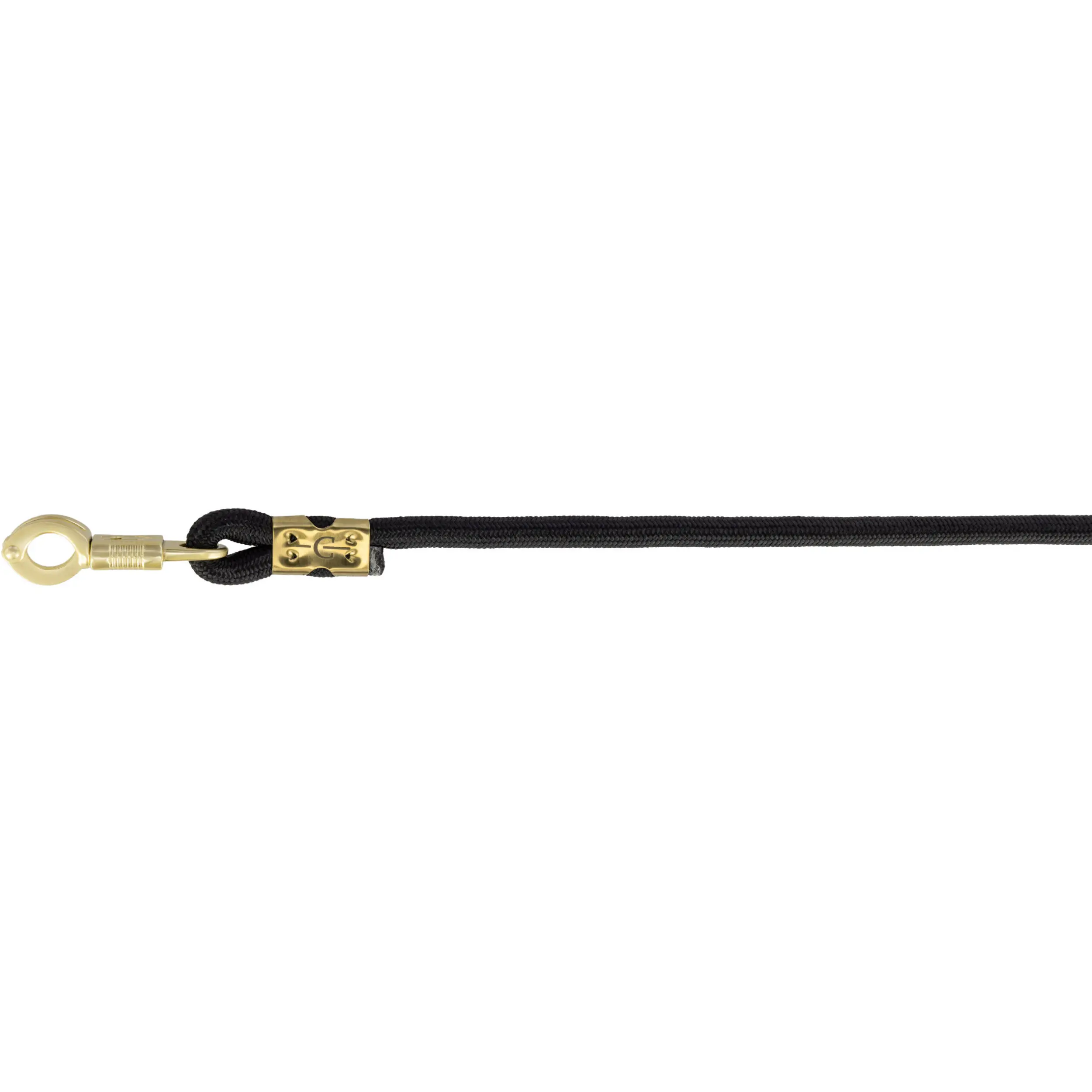 Führstrick mit Panikhaken SuperSoft black