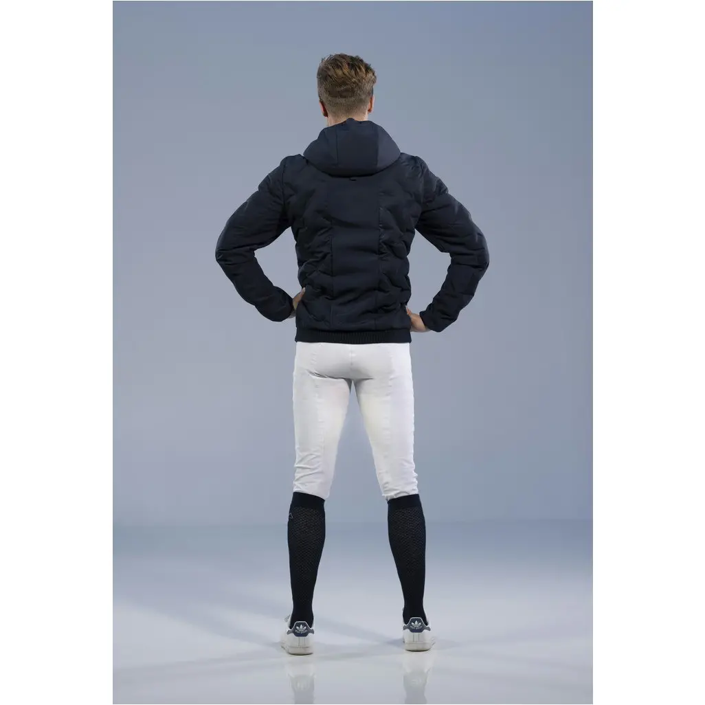 Herren Steppjacke DIAGONAL marineblau