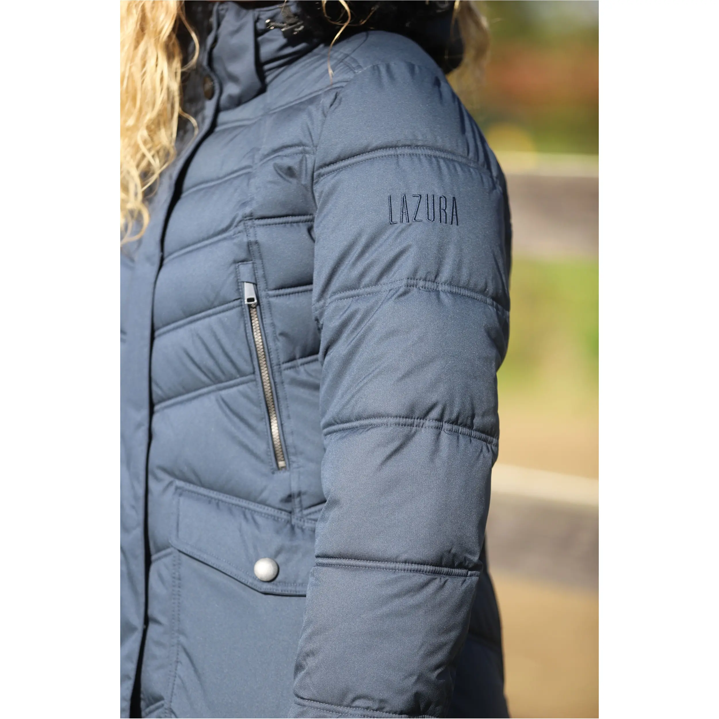 Damen Thermomantel SOPHIA nachtblau