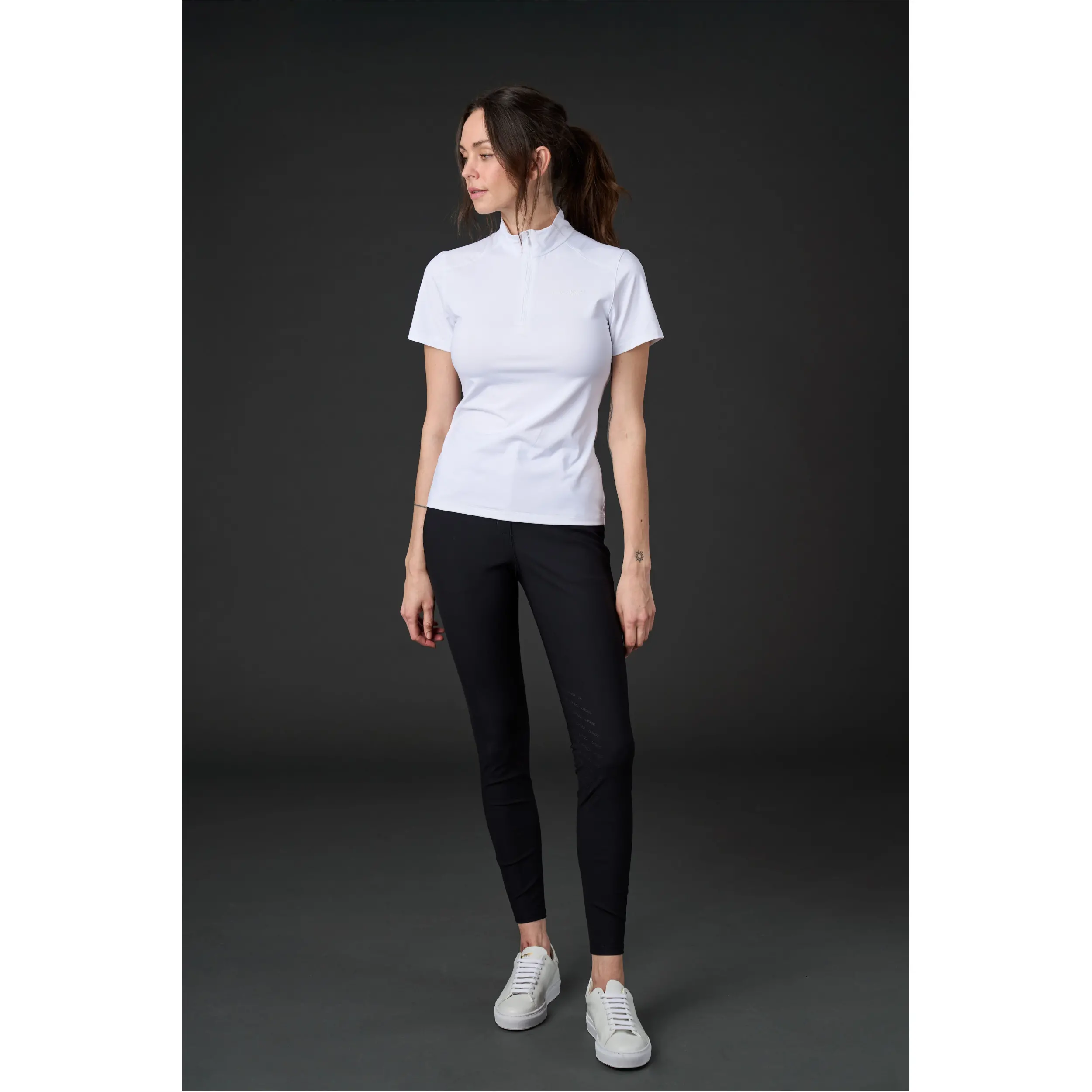 Damen Turniershirt Kurzarm THELMA weiß Damen Turniershirt Kurzarm THELMA weiß