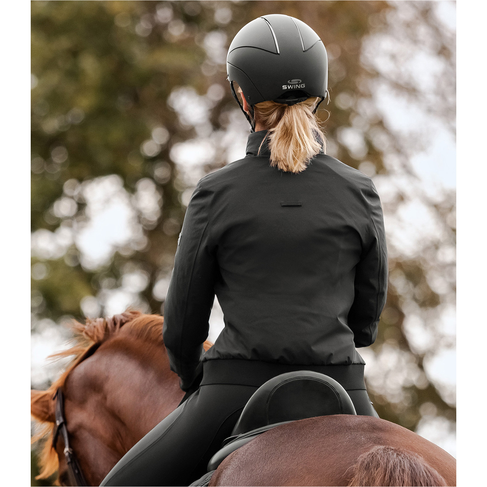 Damen Performance-Reitblouson RAVENNA schwarz