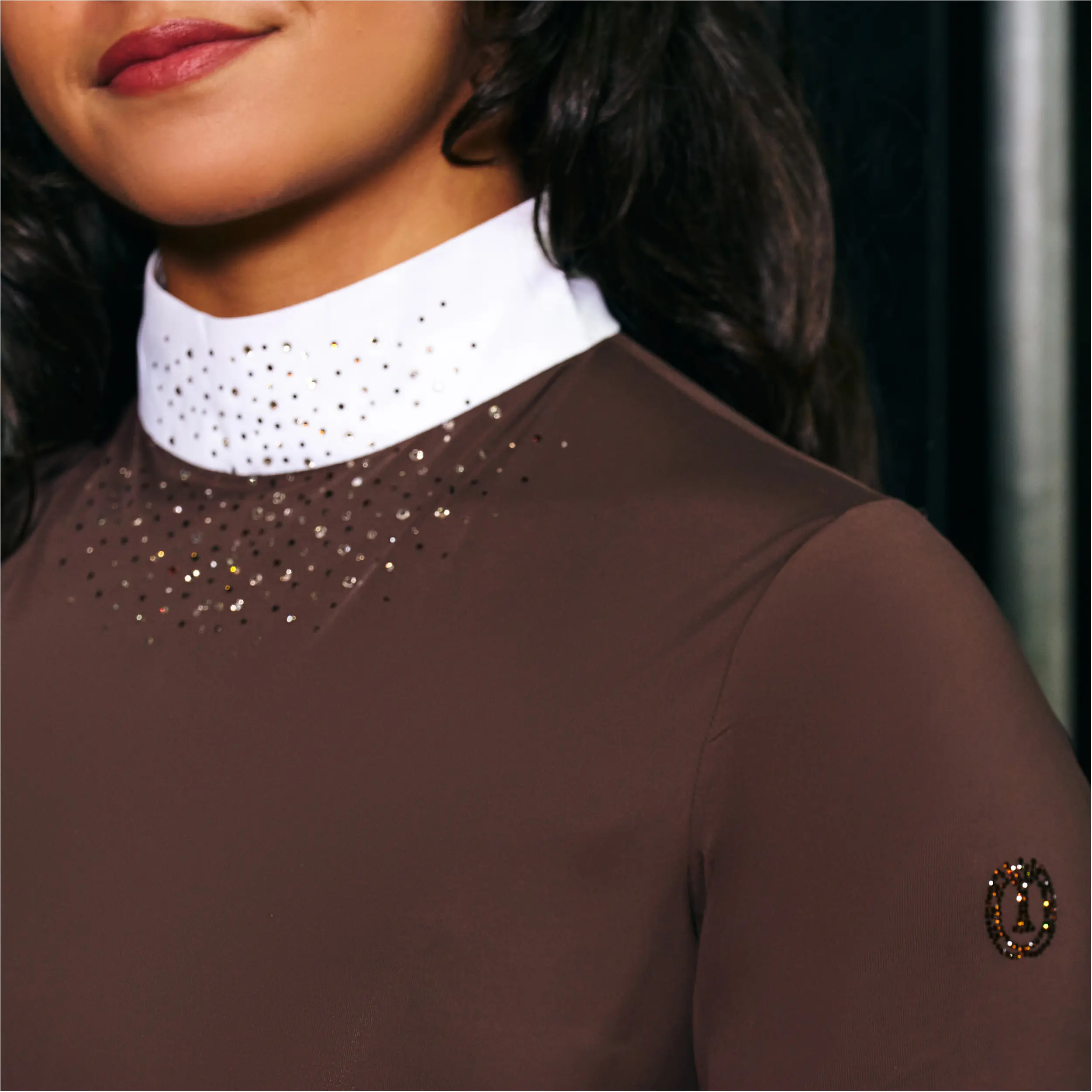 Damen Turniershirt IRHShines chocolate