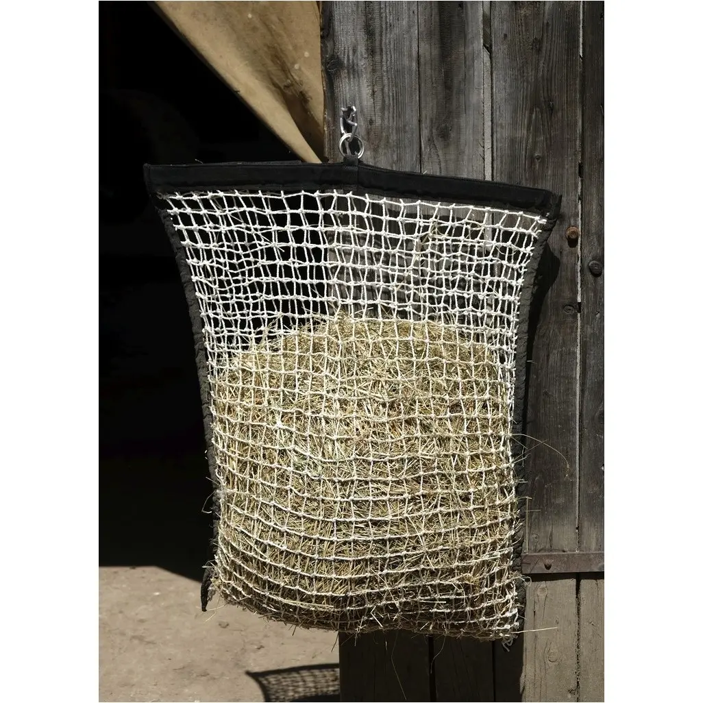 Heunetz mit Klettverschluss weiß 93x78cm Heunetz mit Klettverschluss weiß 93x78cm