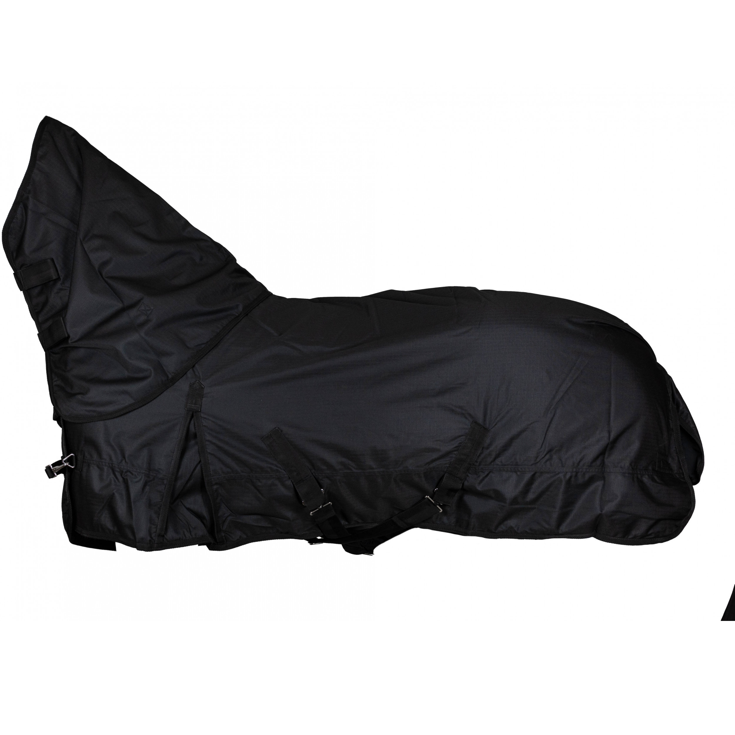 Winterdecke Full Neck 200g Füllung 600D BASICLINE schwarz