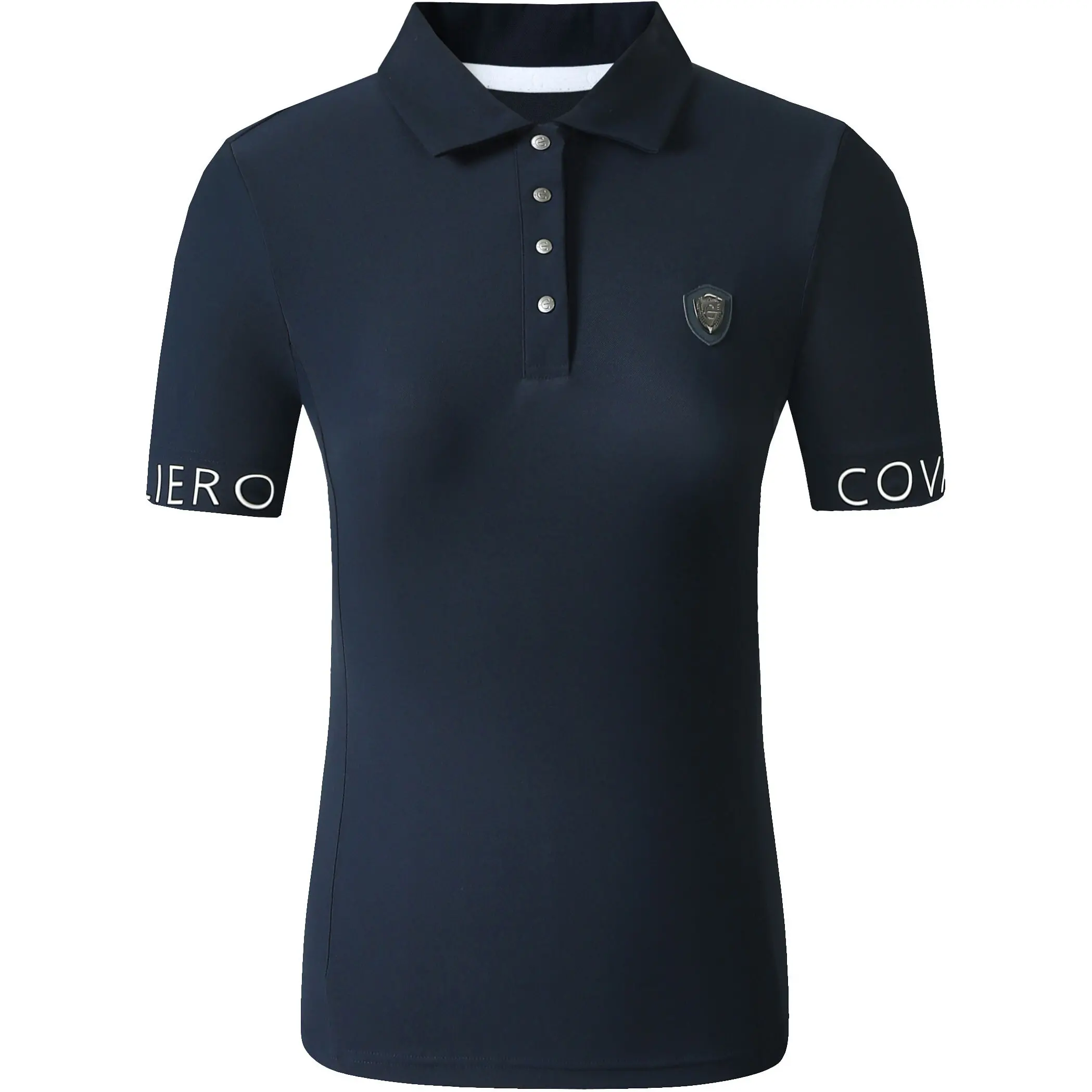 Damen Poloshirt F/S 2025 dark navy