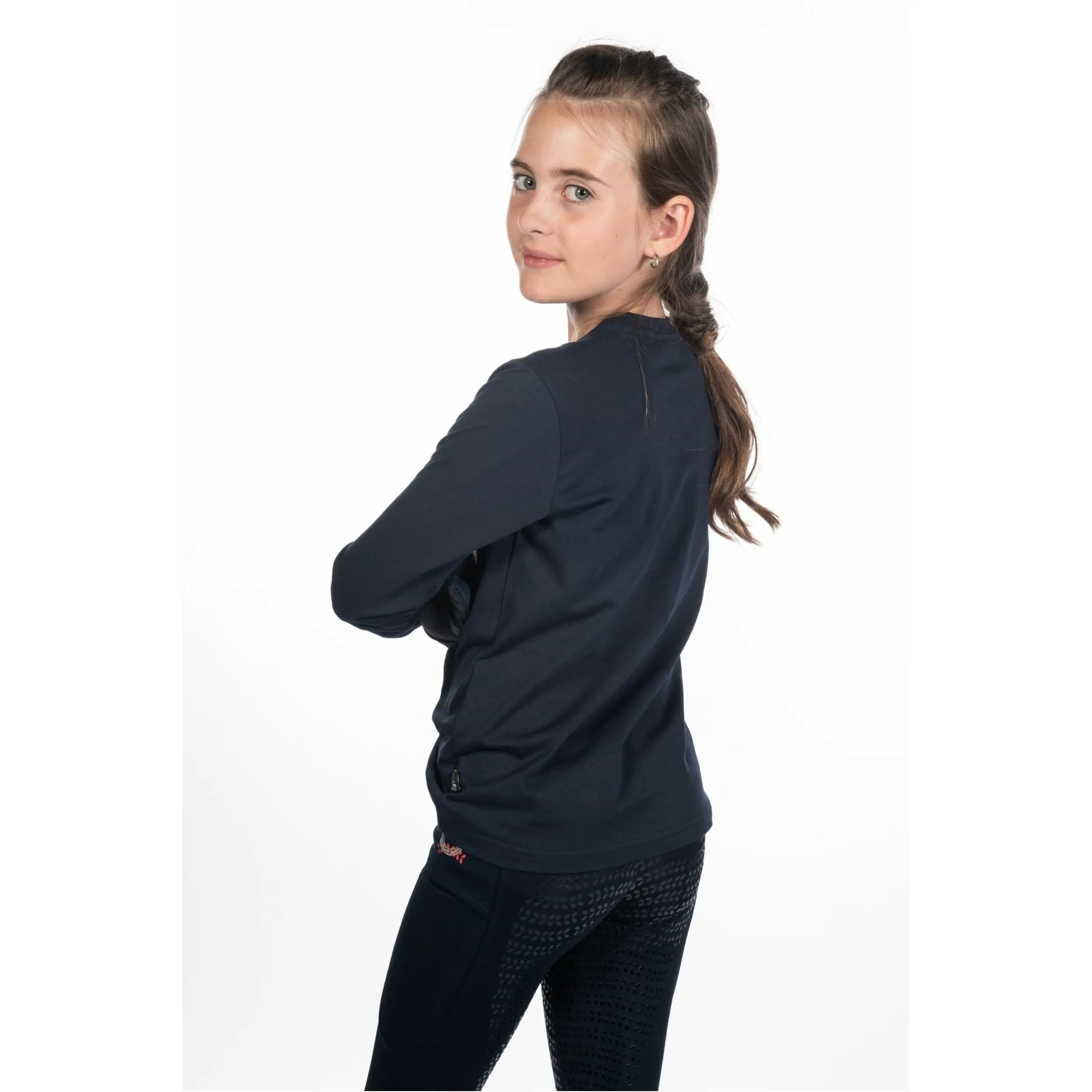 Kinder Langarmshirt AYMEE dunkelblau