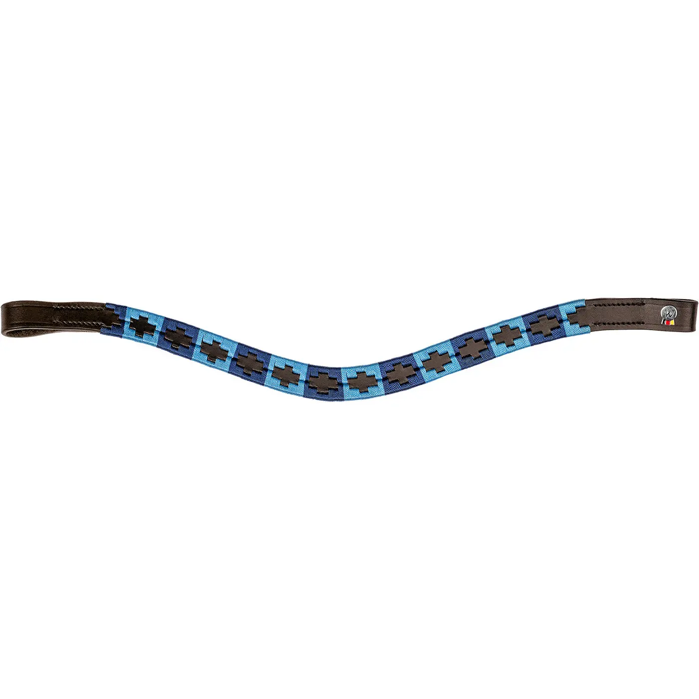 Stirnband POLO X-Line braun-blau/hellblau